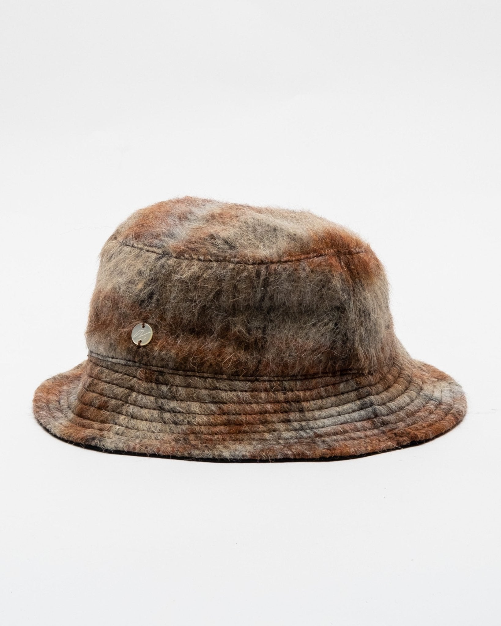 Bucket Hat Ament Check Mohair