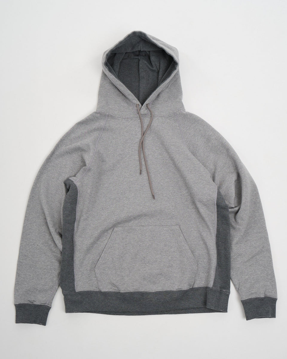 Hooded Pullover Sweat Heather Gray by Nanamica ▶️ Meadow Online