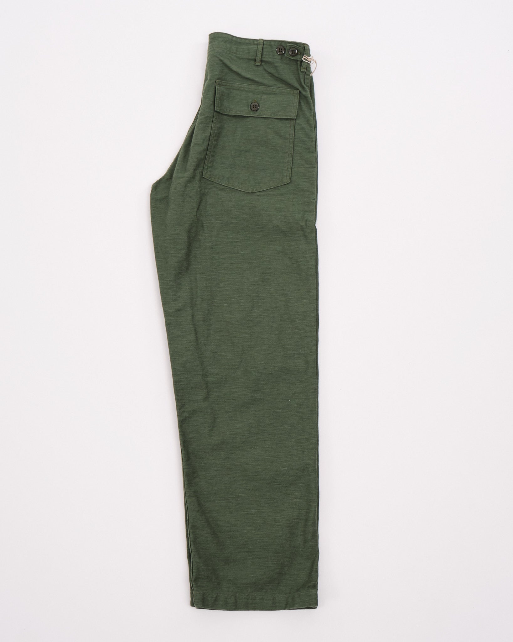 orSlow US Army Slim Fit Fatigue Pants, Green