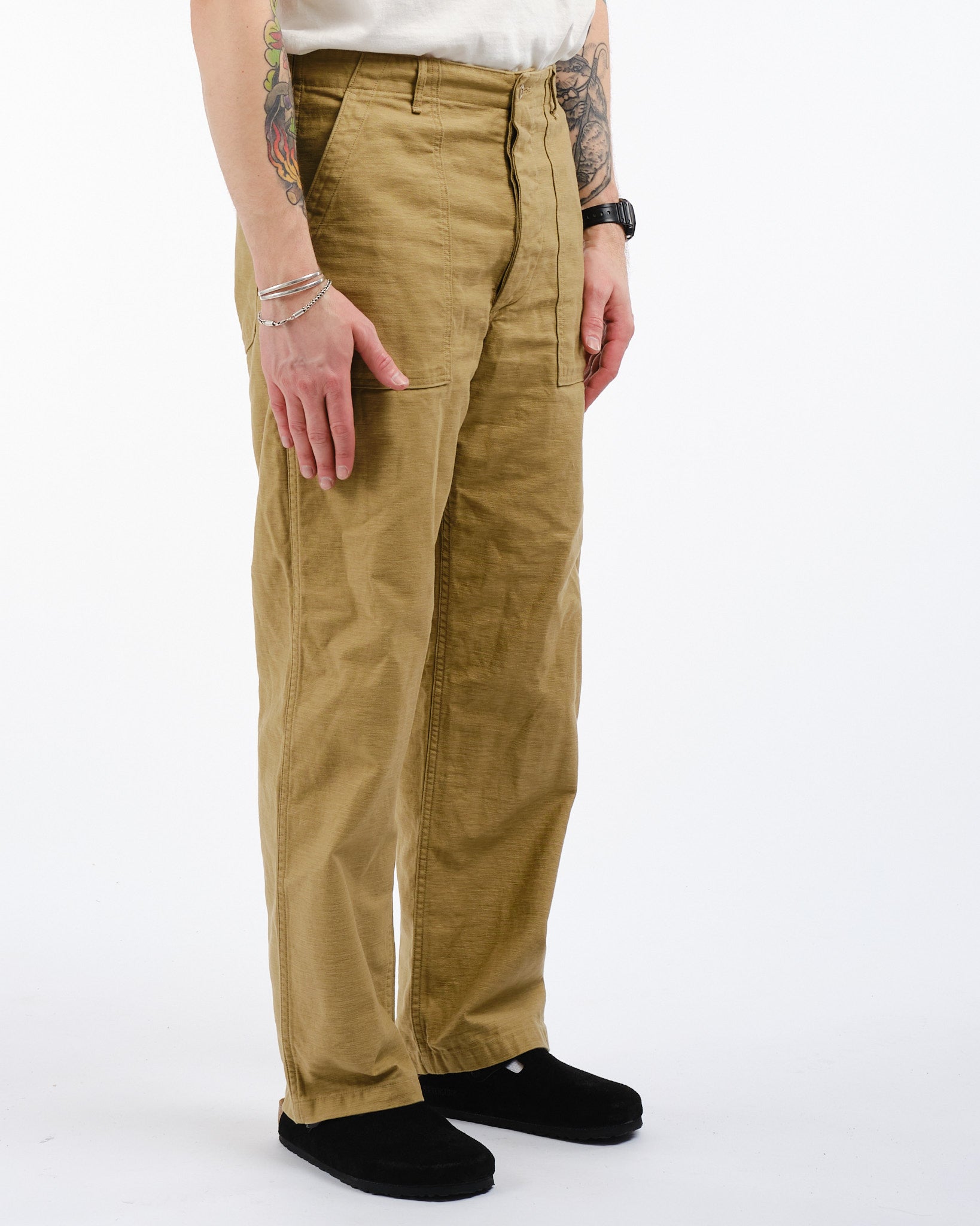 US ARMY FATIGUE PANTS REGULAR FIT KHAKI