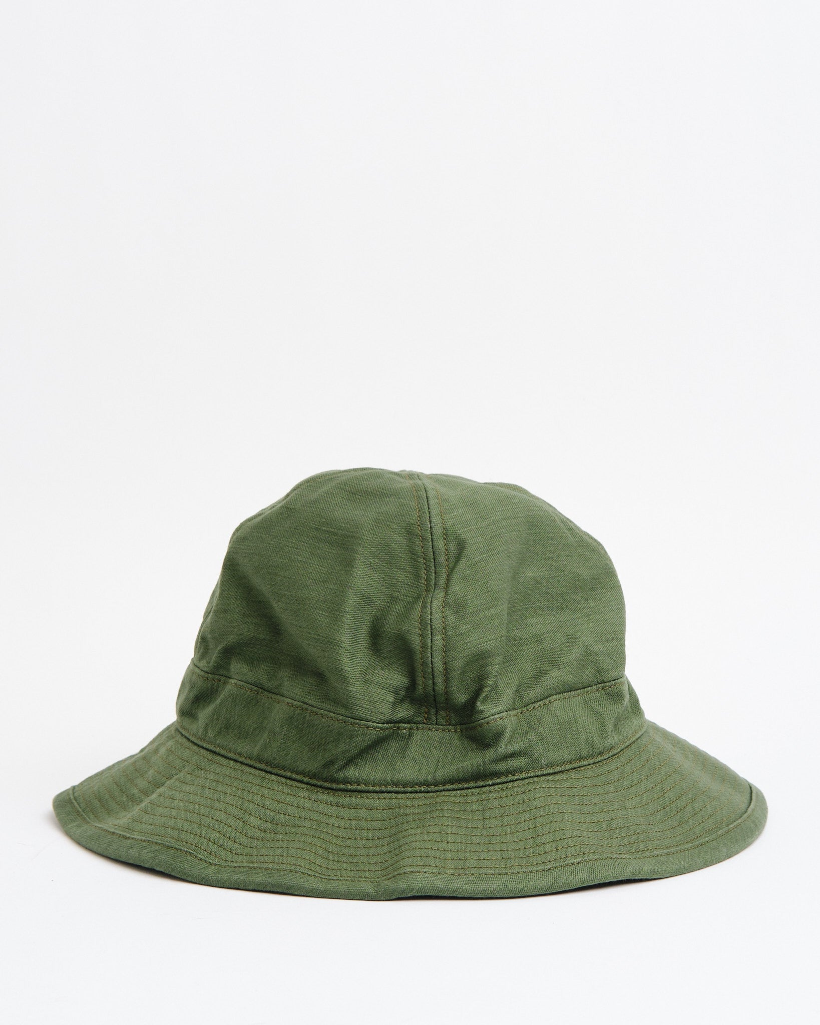 US Navy Hat Herringbone Green - 1 / Green — Headwear Orslow