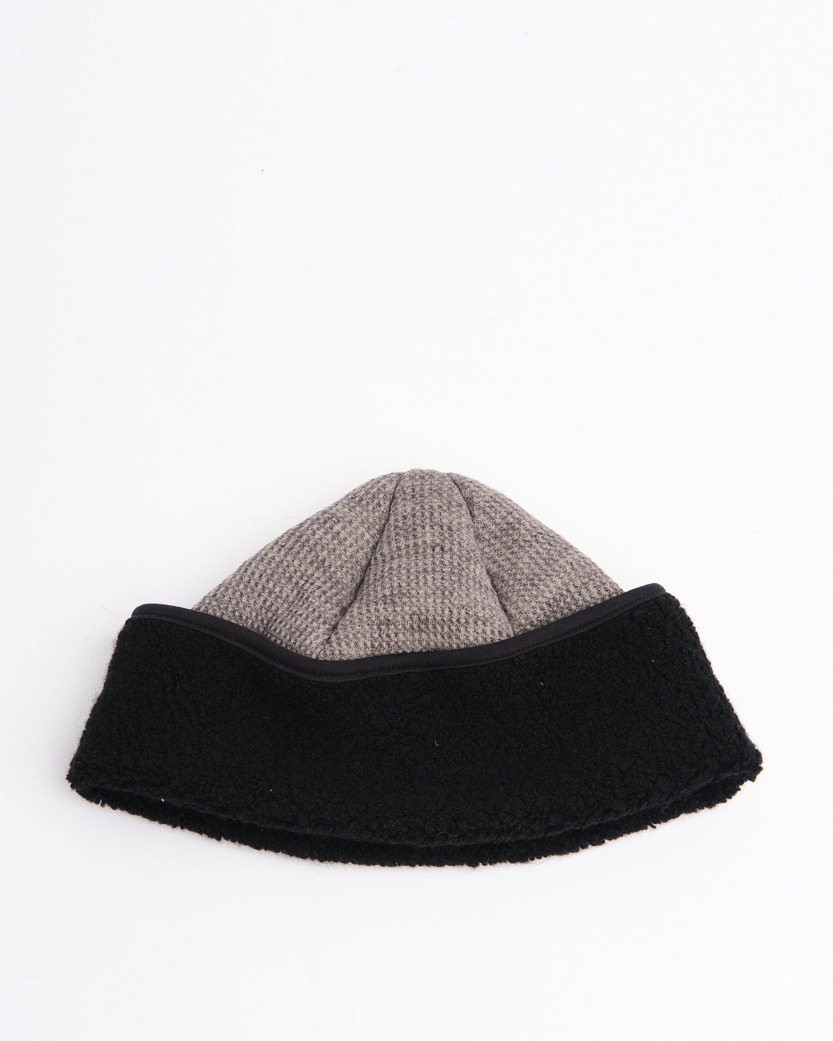 2 Tone Beanie Grey with Black - Meadow