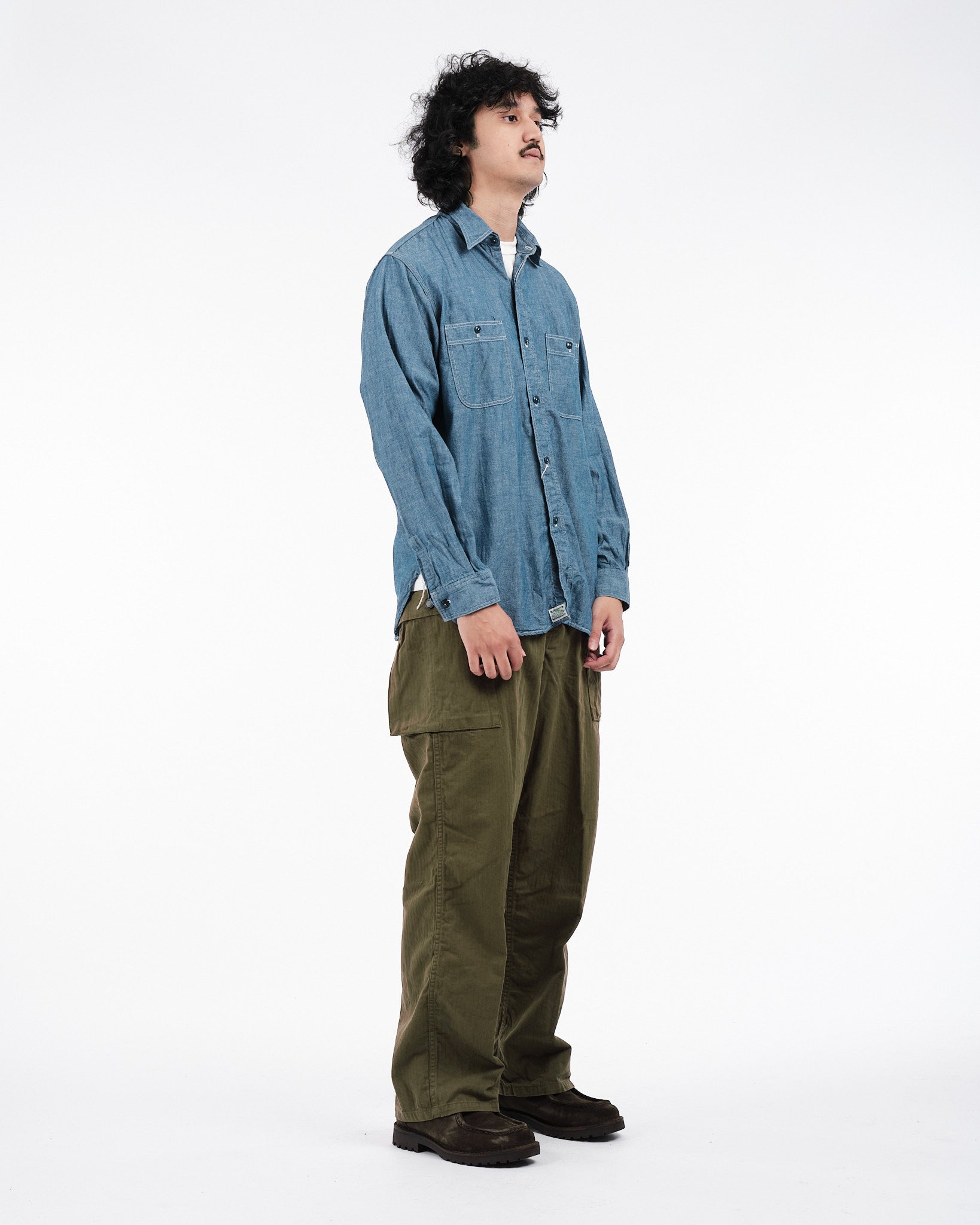 CHAMBRAY WORK SHIRT - Meadow