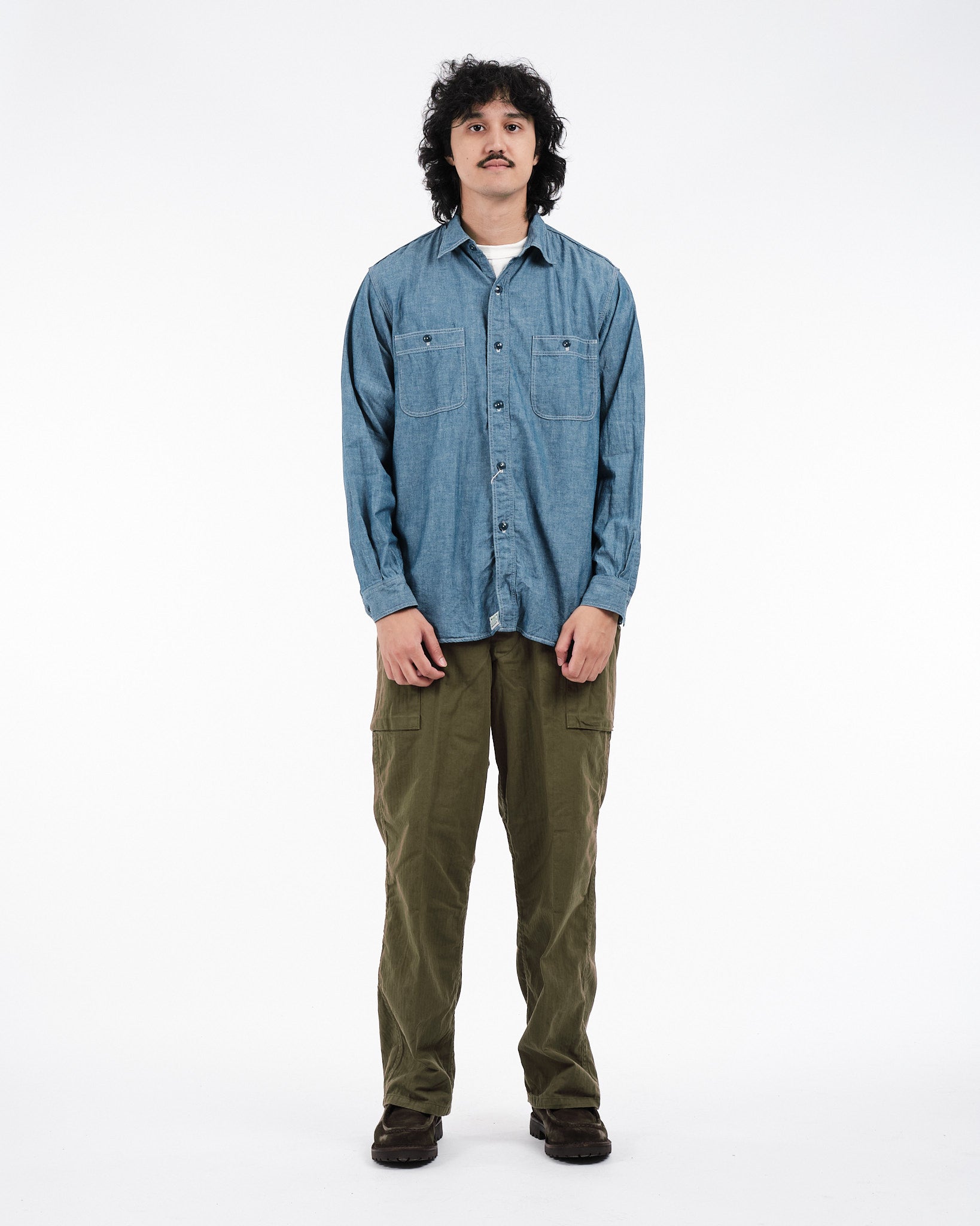 CHAMBRAY WORK SHIRT - Meadow