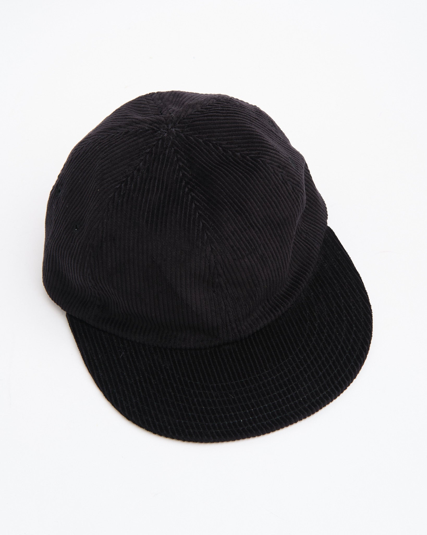 Classic 6 Panel Cap Black Corduroy - Meadow