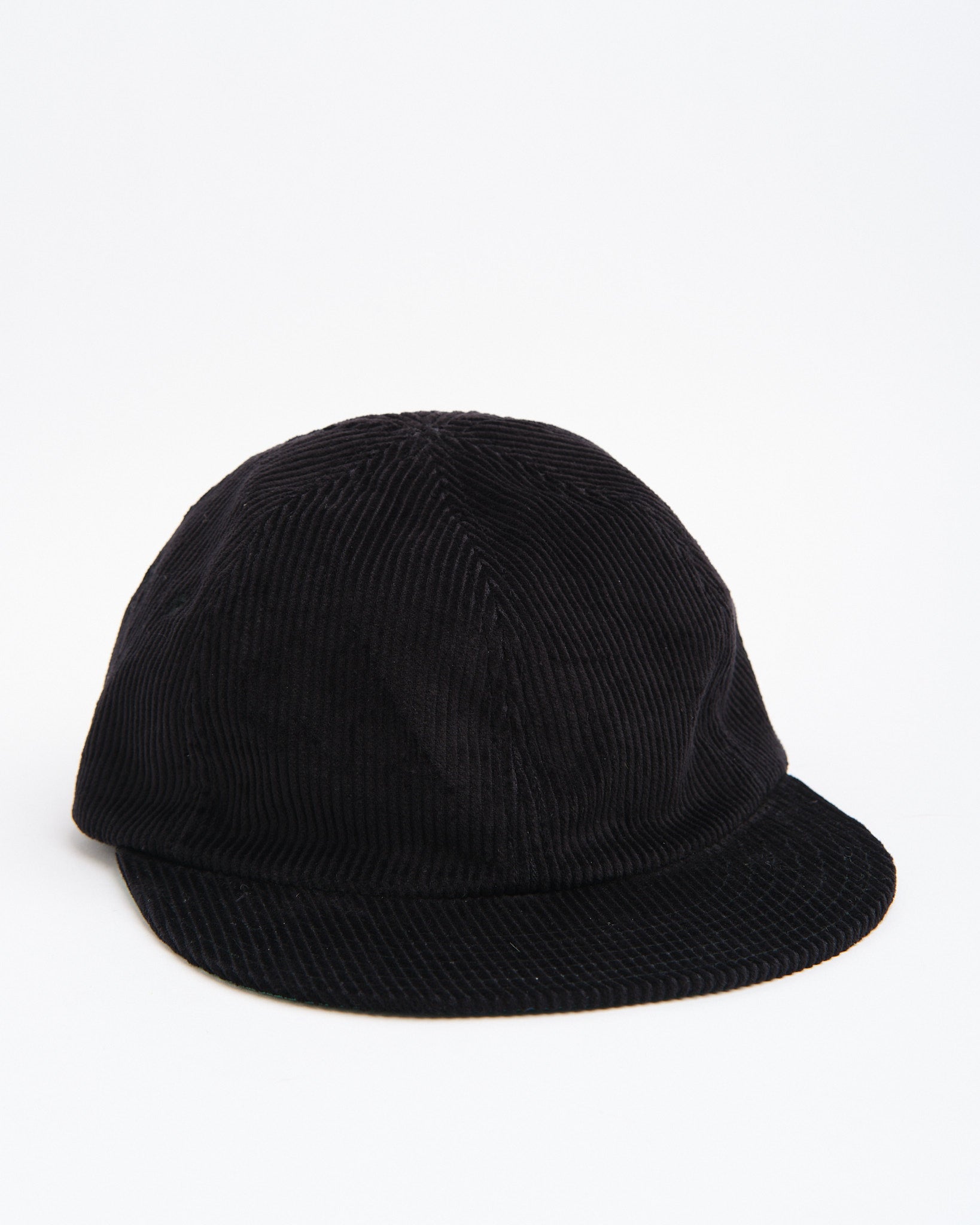 Classic 6 Panel Cap Black Corduroy - Meadow