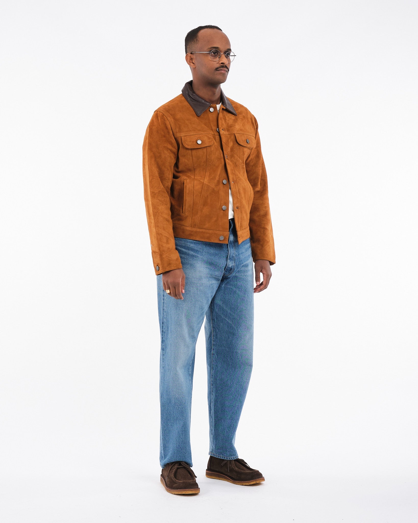 Danny Suede Jacket Tobacco - Meadow