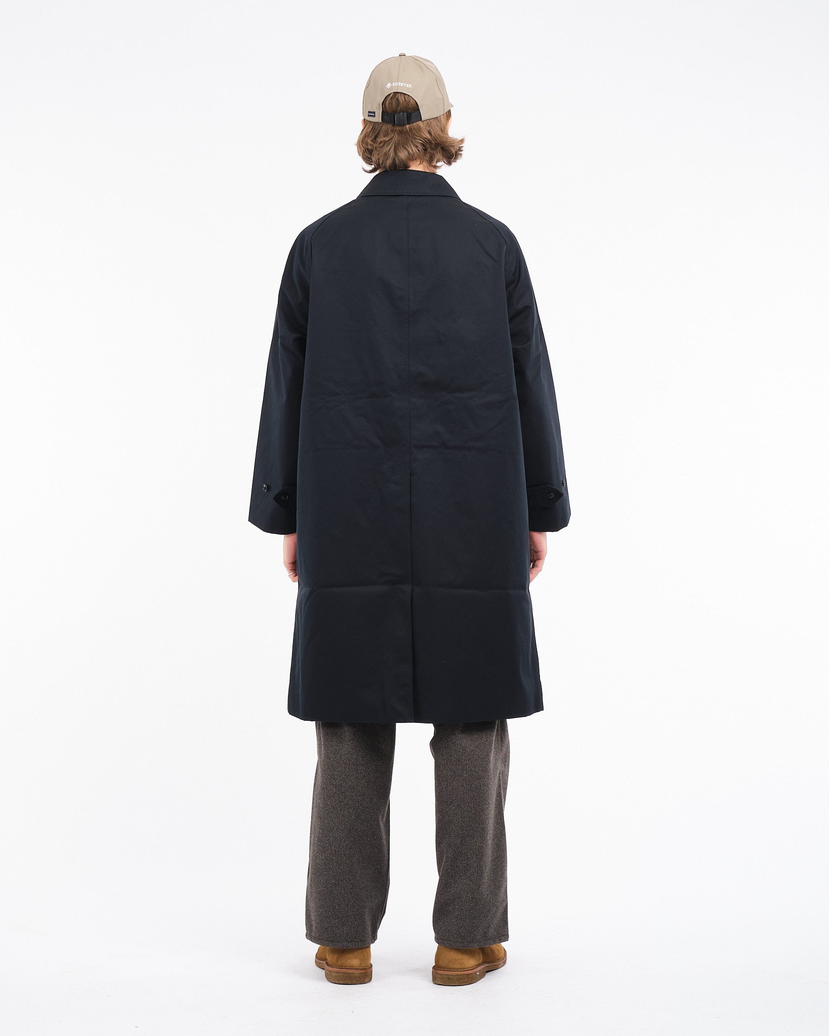 GORE - TEX Balmacaan Coat Navy - Meadow