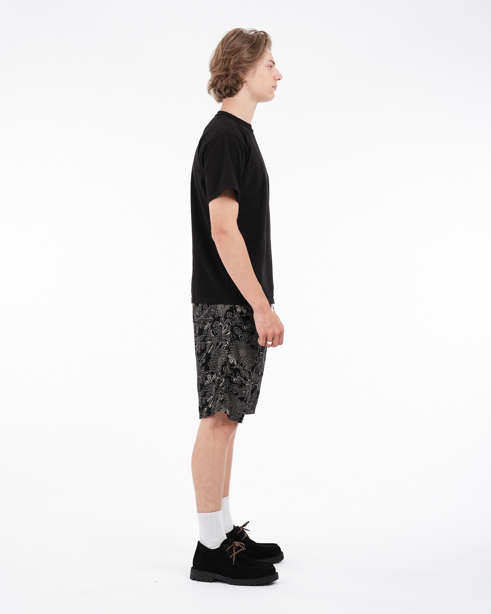 HAWAIIAN SHORTS BLACK - Meadow