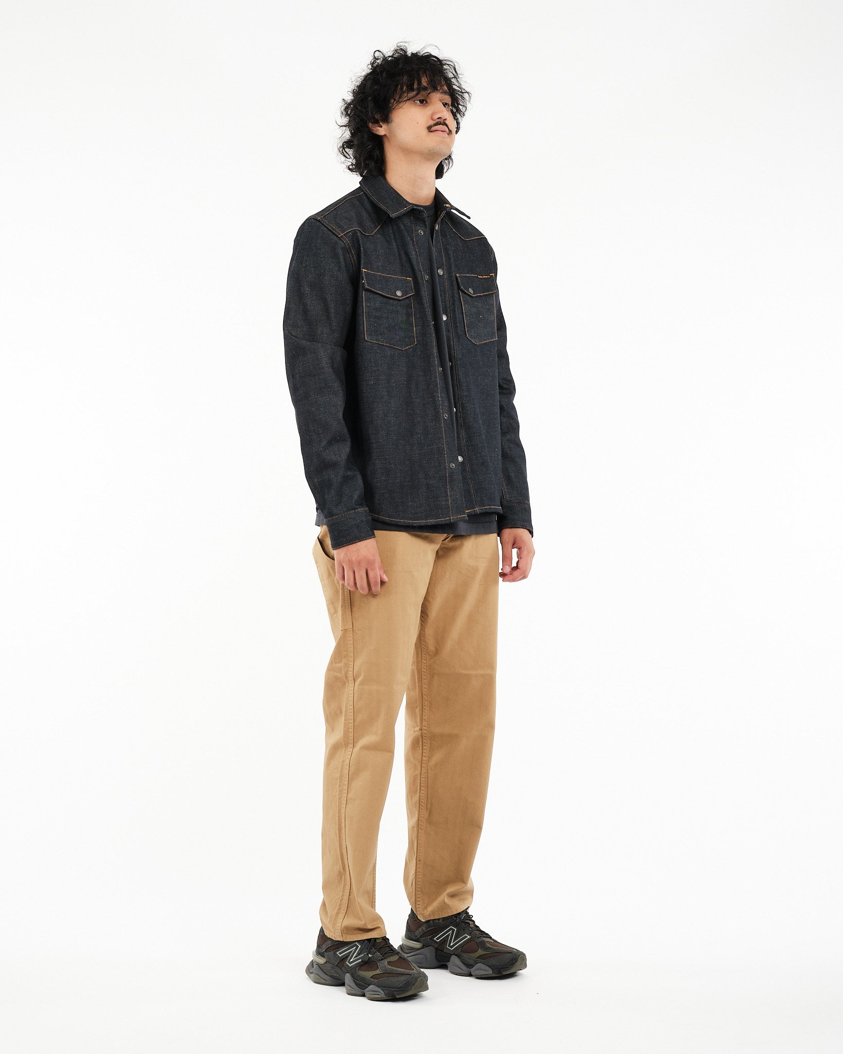 Jonas Dry Ace Selvage Denim - Meadow