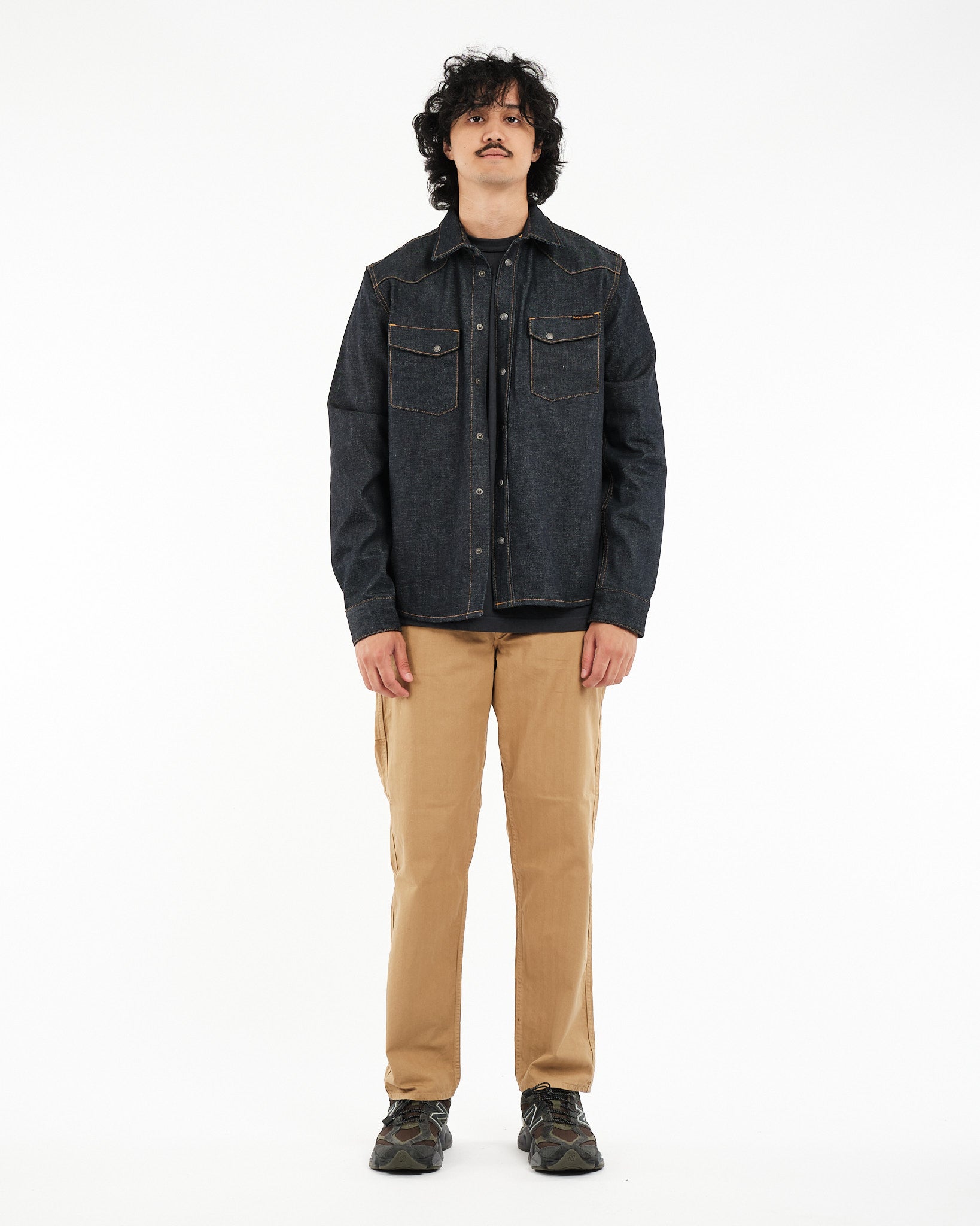 Jonas Dry Ace Selvage Denim - Meadow