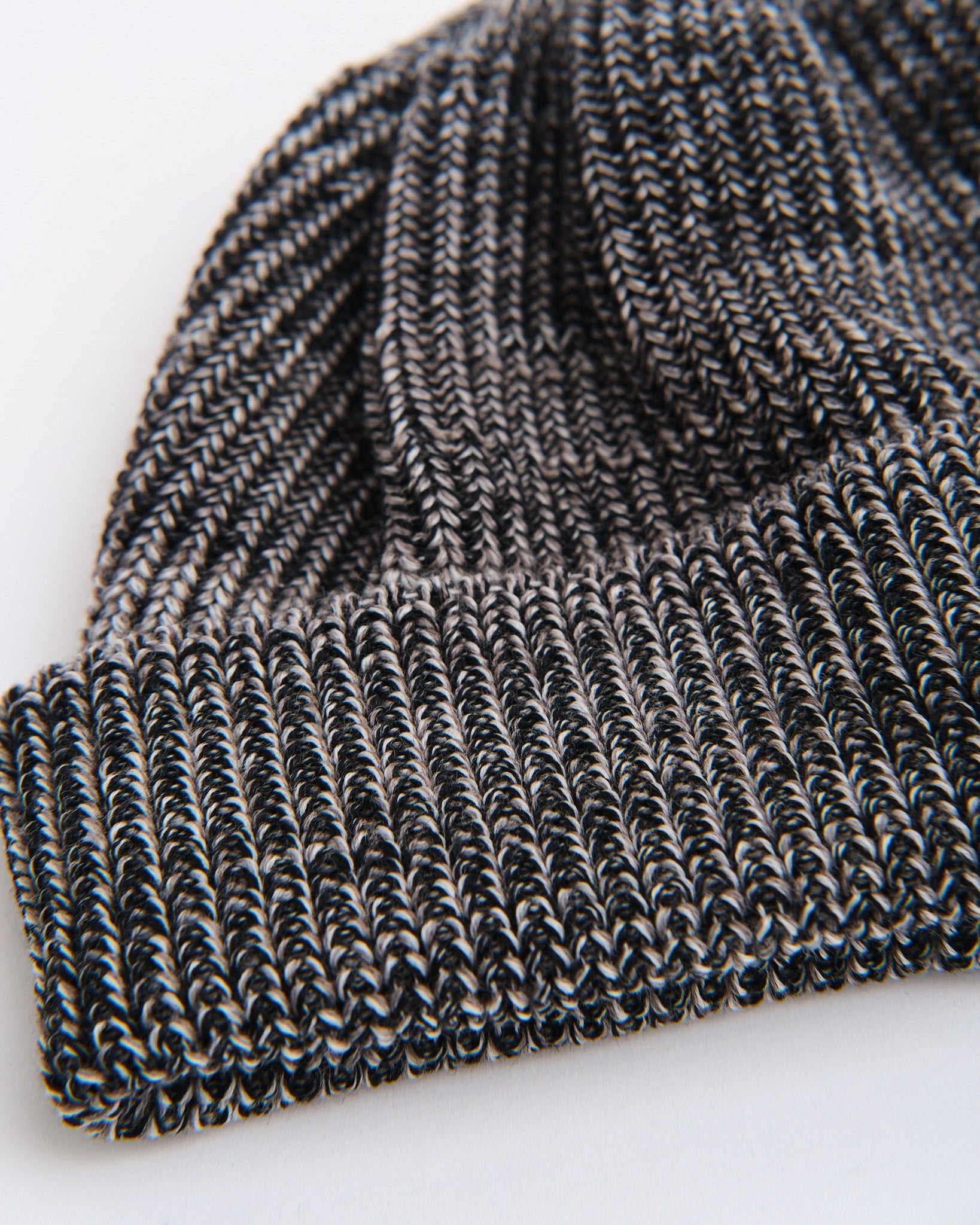 Found Feather | Knit Watch Cap Black | Meadow