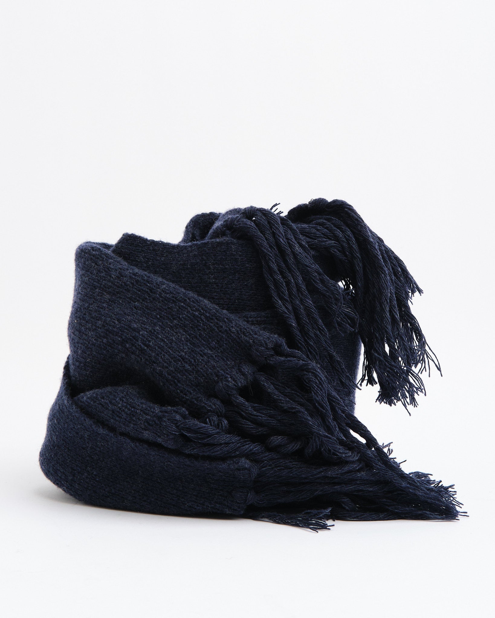 Lambswool Scarf Navy - Meadow