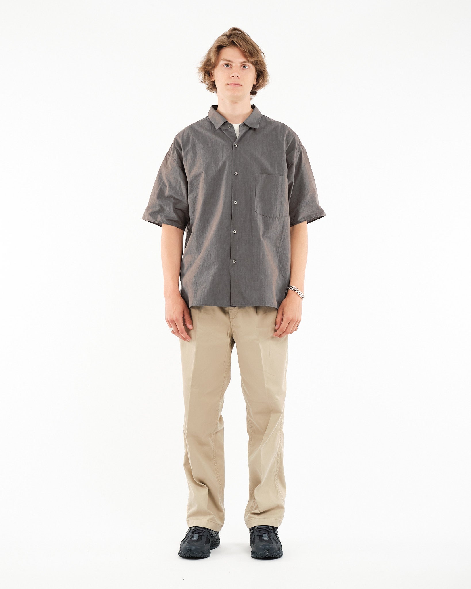 OOAL H/S Wind Shirt Sunset Gray - Meadow