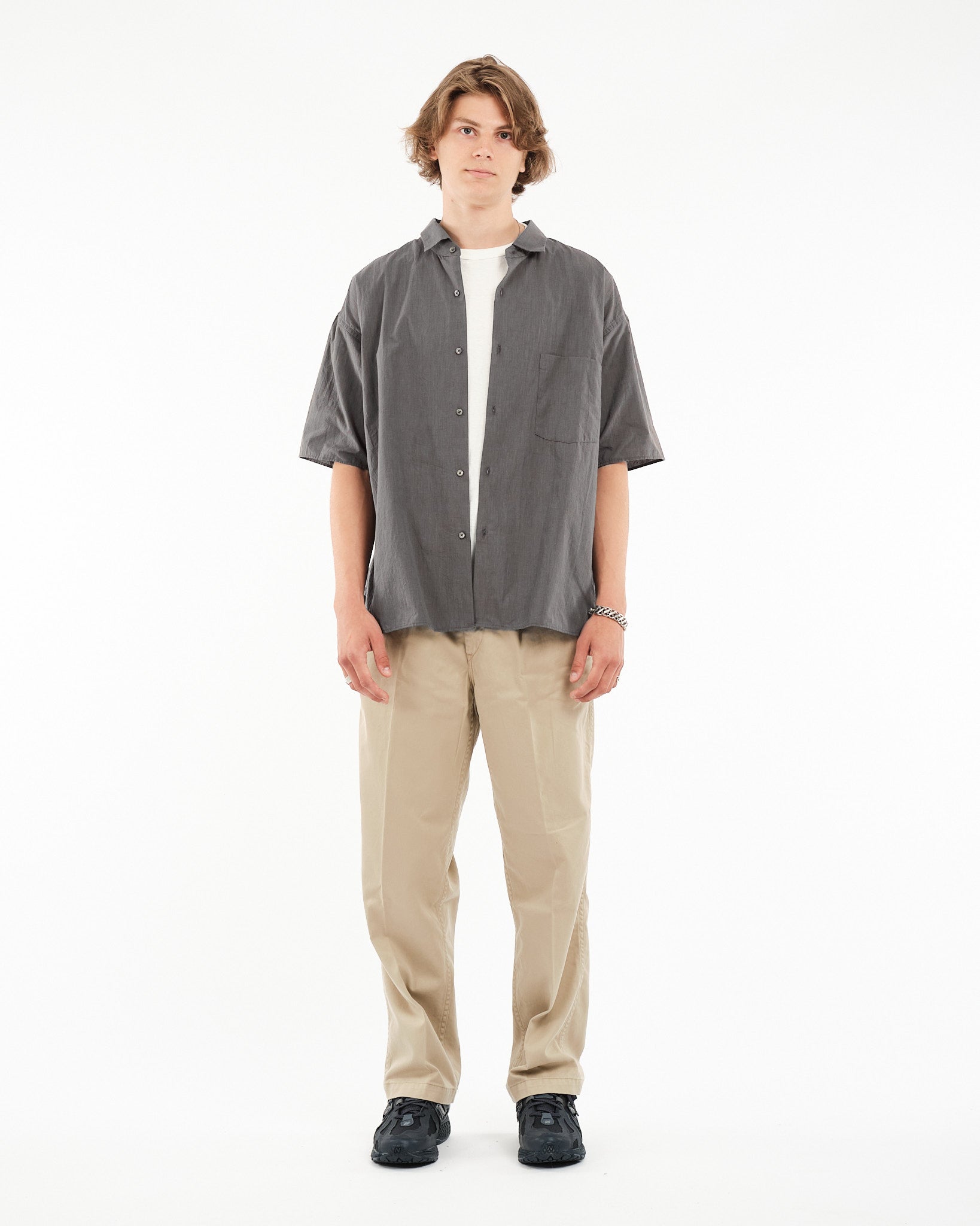 OOAL H/S Wind Shirt Sunset Gray - Meadow