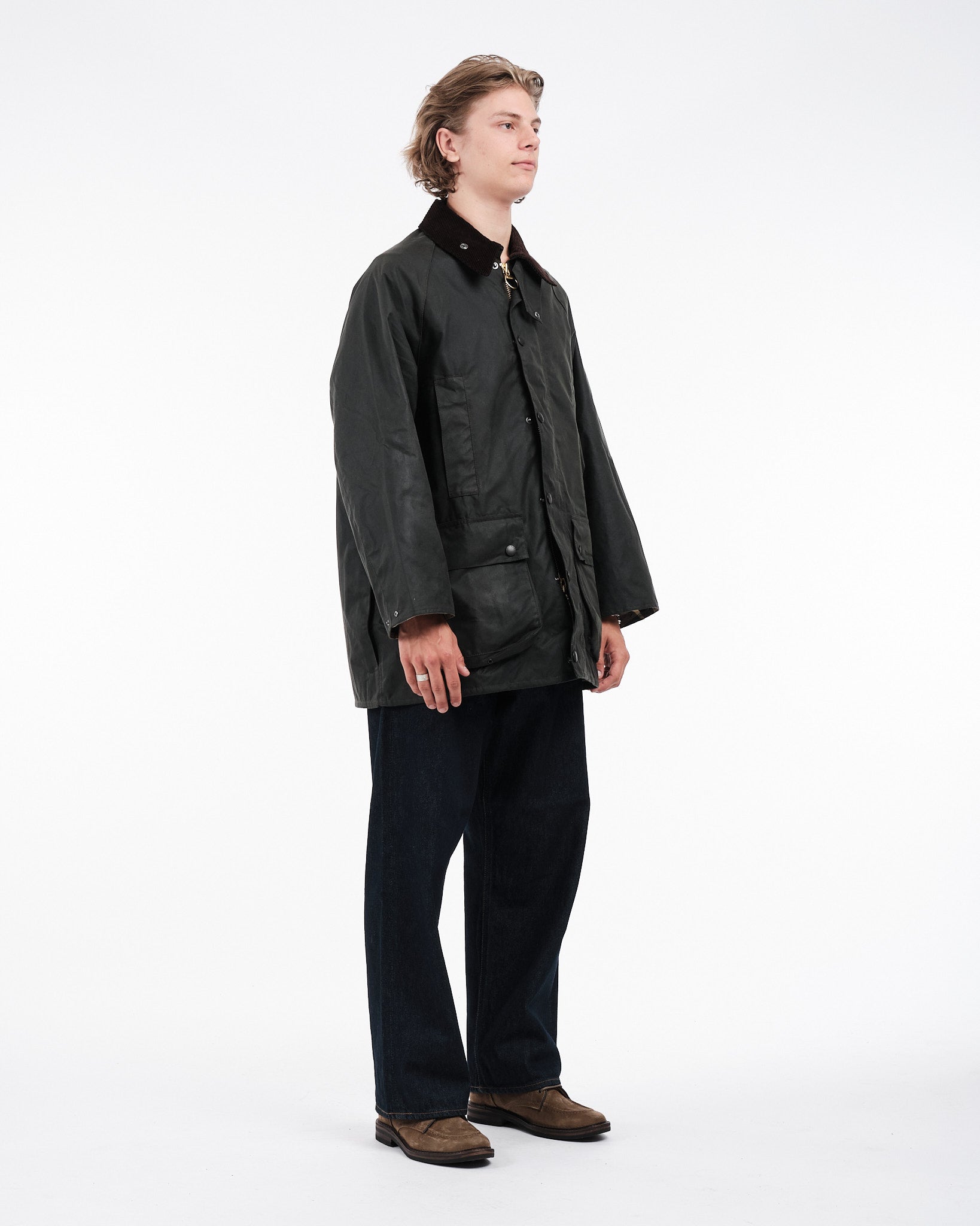 OS Beaufort Wax Jacket Sage