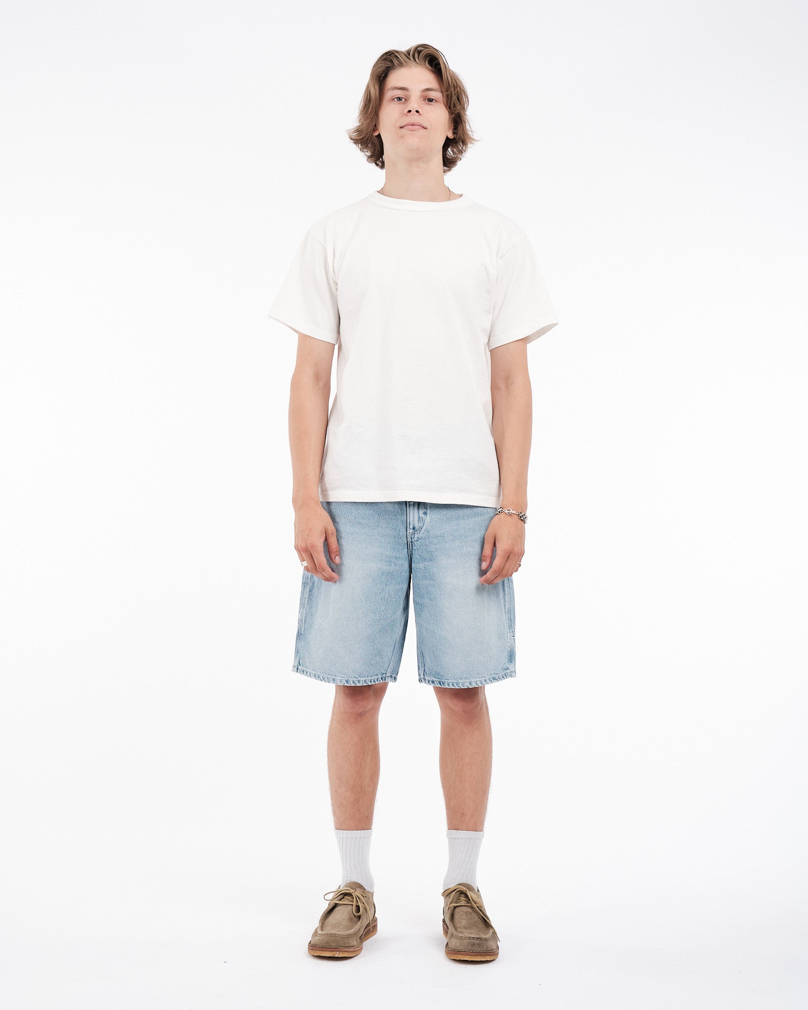 PAINTER SHORT PANTS SKY BLUE - Meadow