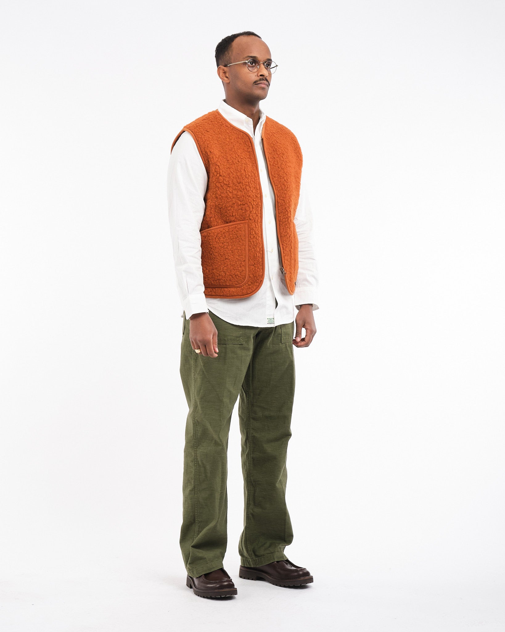 Pepitko Wool Vest Fox - Meadow