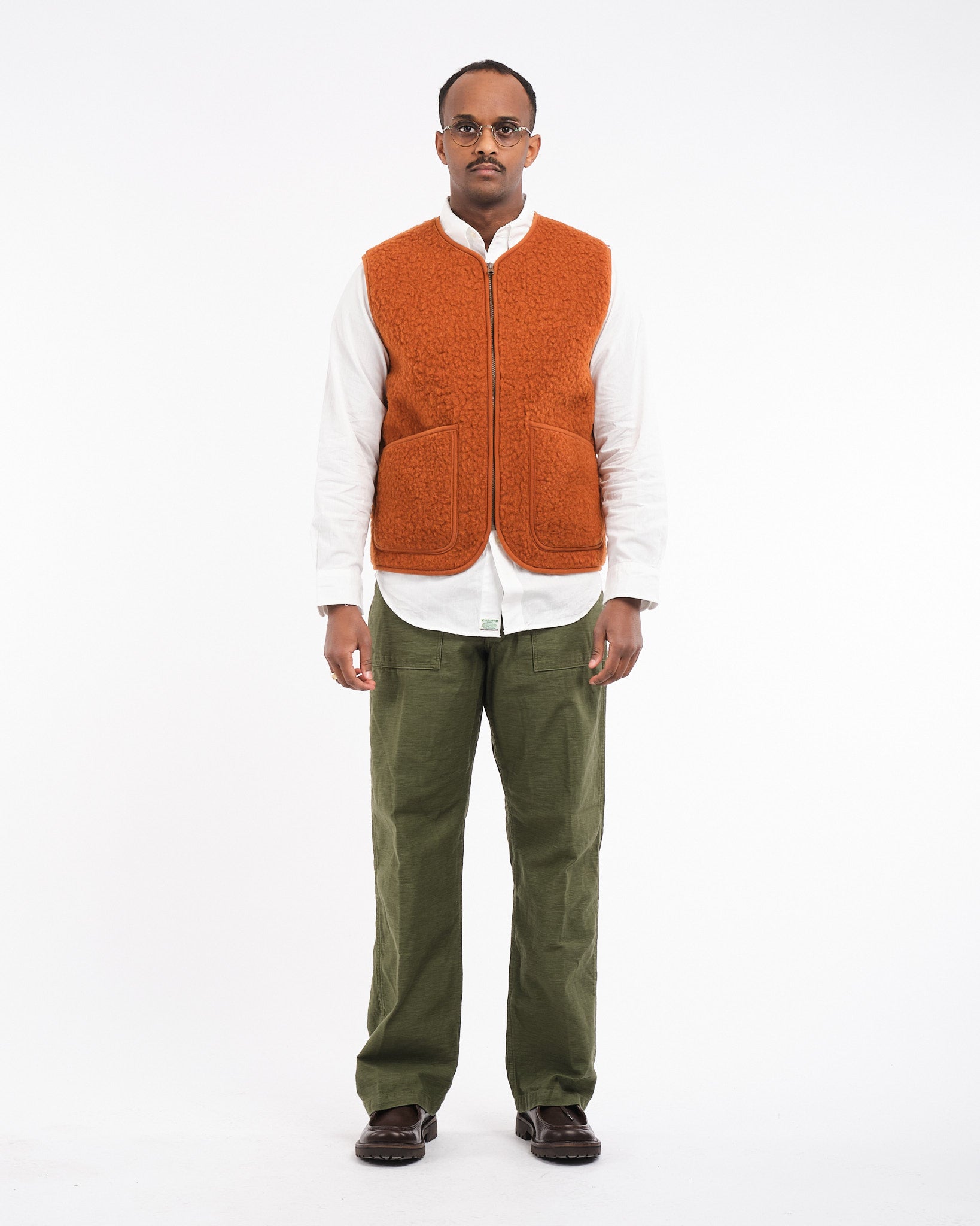 Pepitko Wool Vest Fox - Meadow