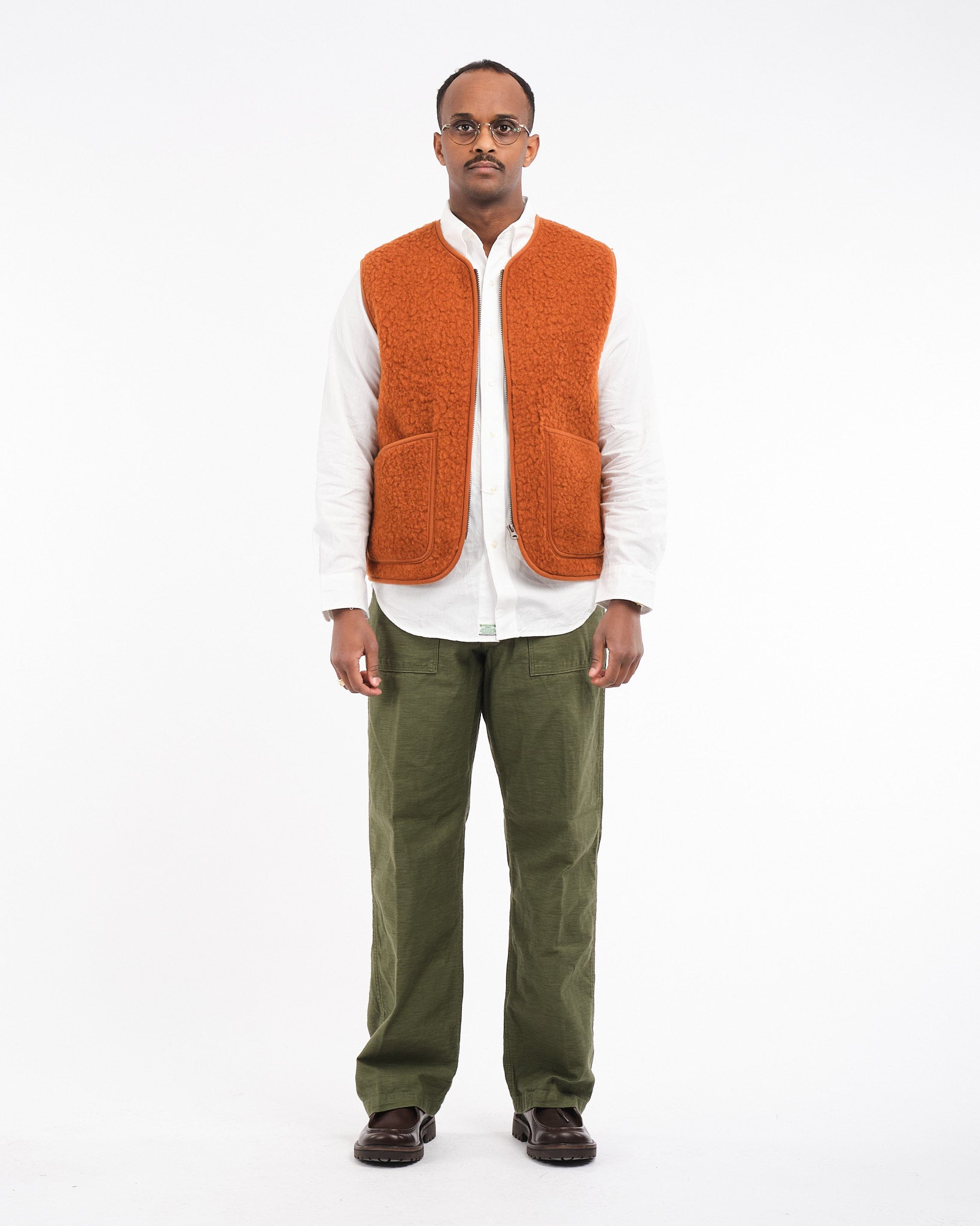 Pepitko Wool Vest Fox - Meadow