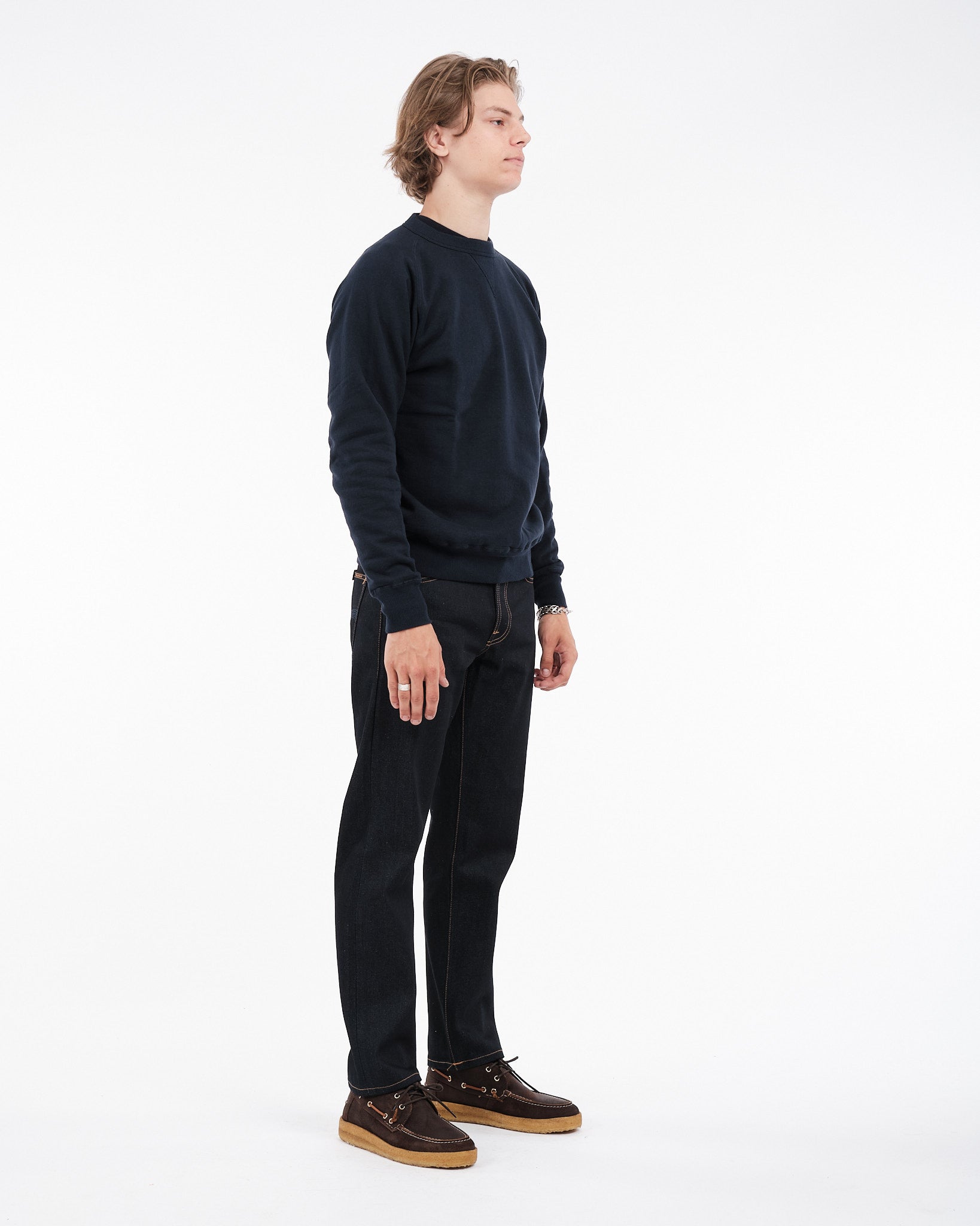 Puamana Crew Neck Sweat Dark Navy - Meadow