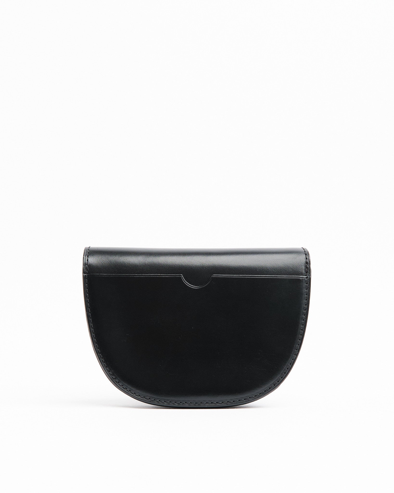 Round Wallet Mid Porch Black - Meadow