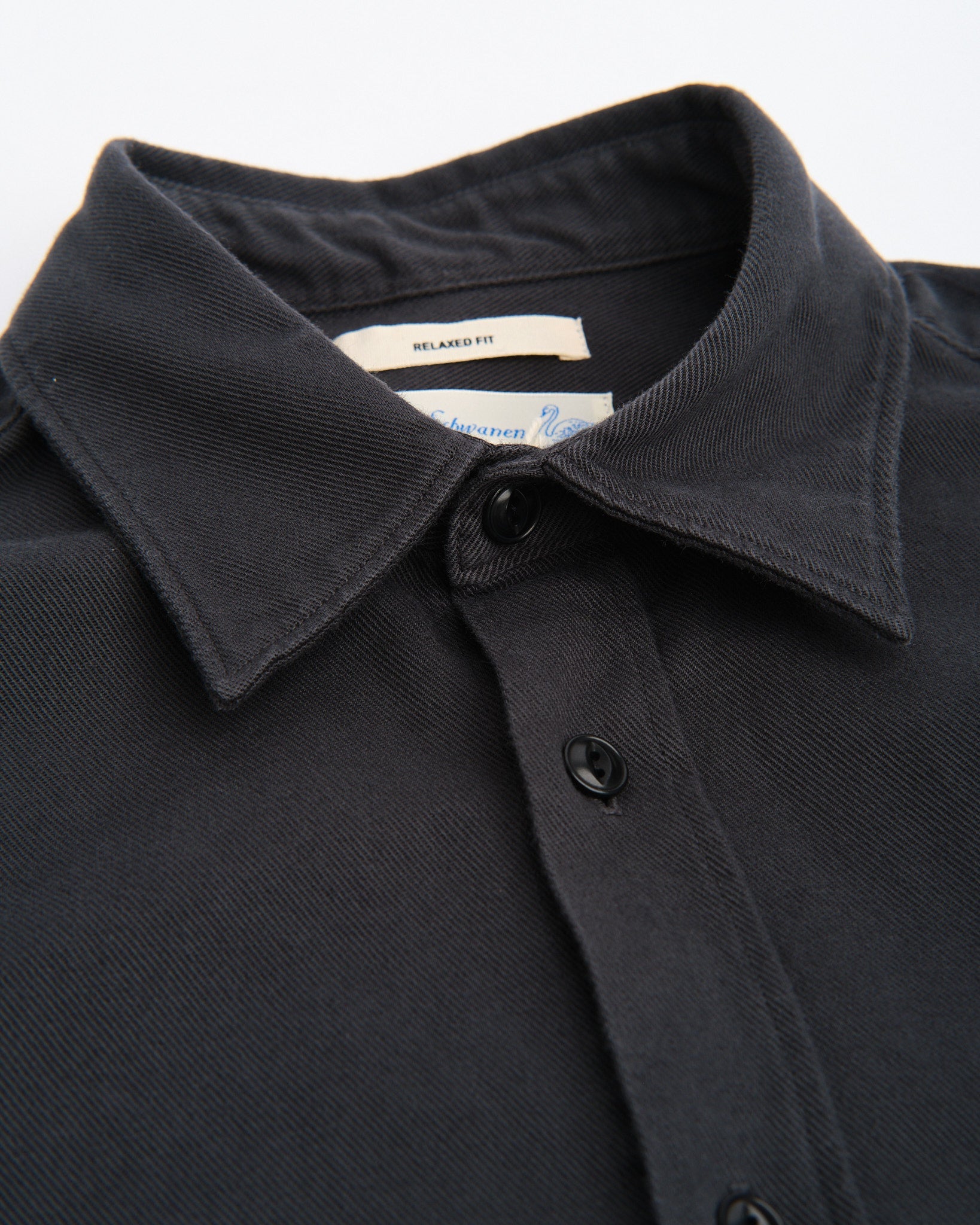 SHIRT01T broken twill shirt 98 charcoal - Meadow