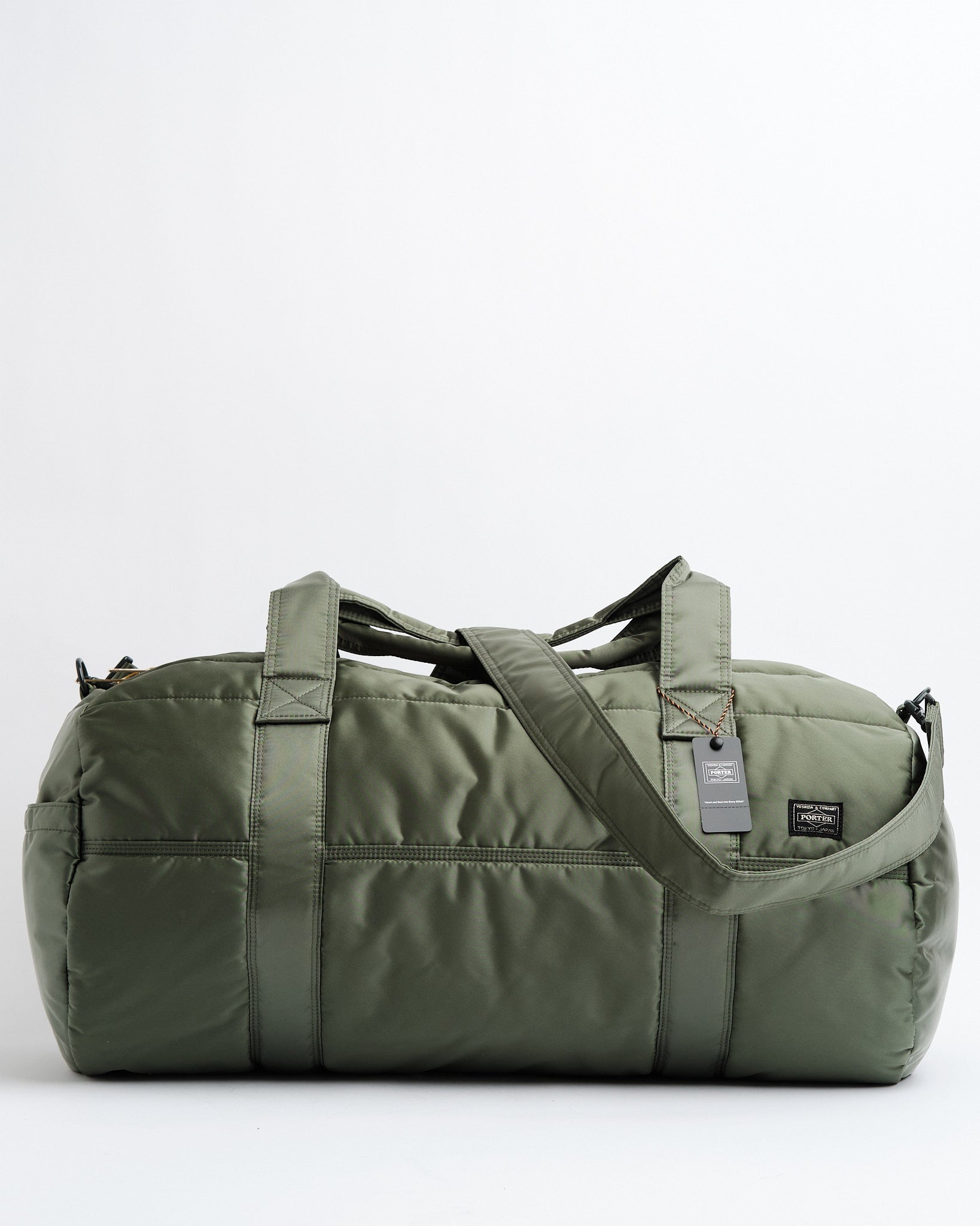 TANKER 2WAY DUFFLE BAG (M) SAGE GREEN