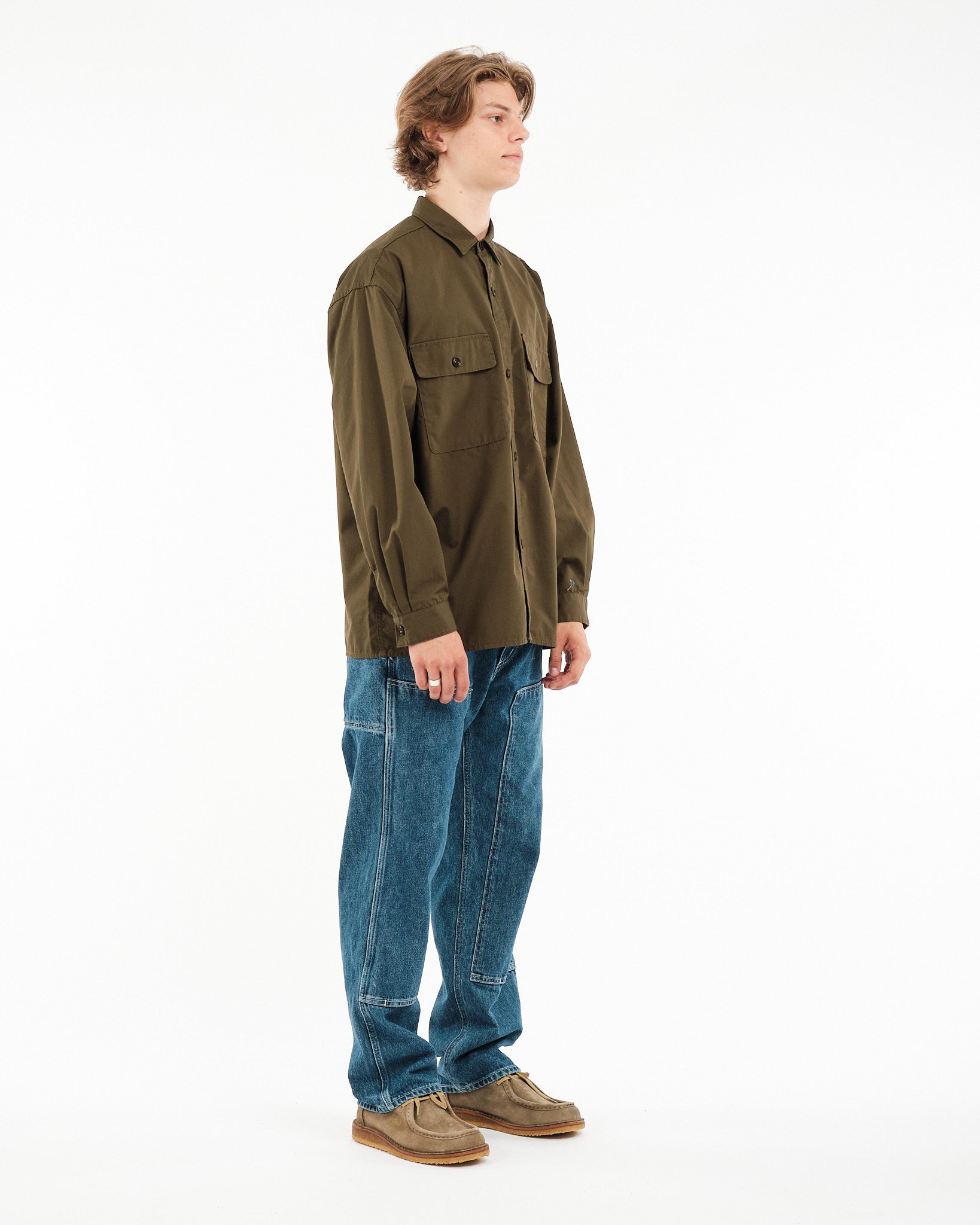 Utility Light Wind Shirt Khaki - Meadow