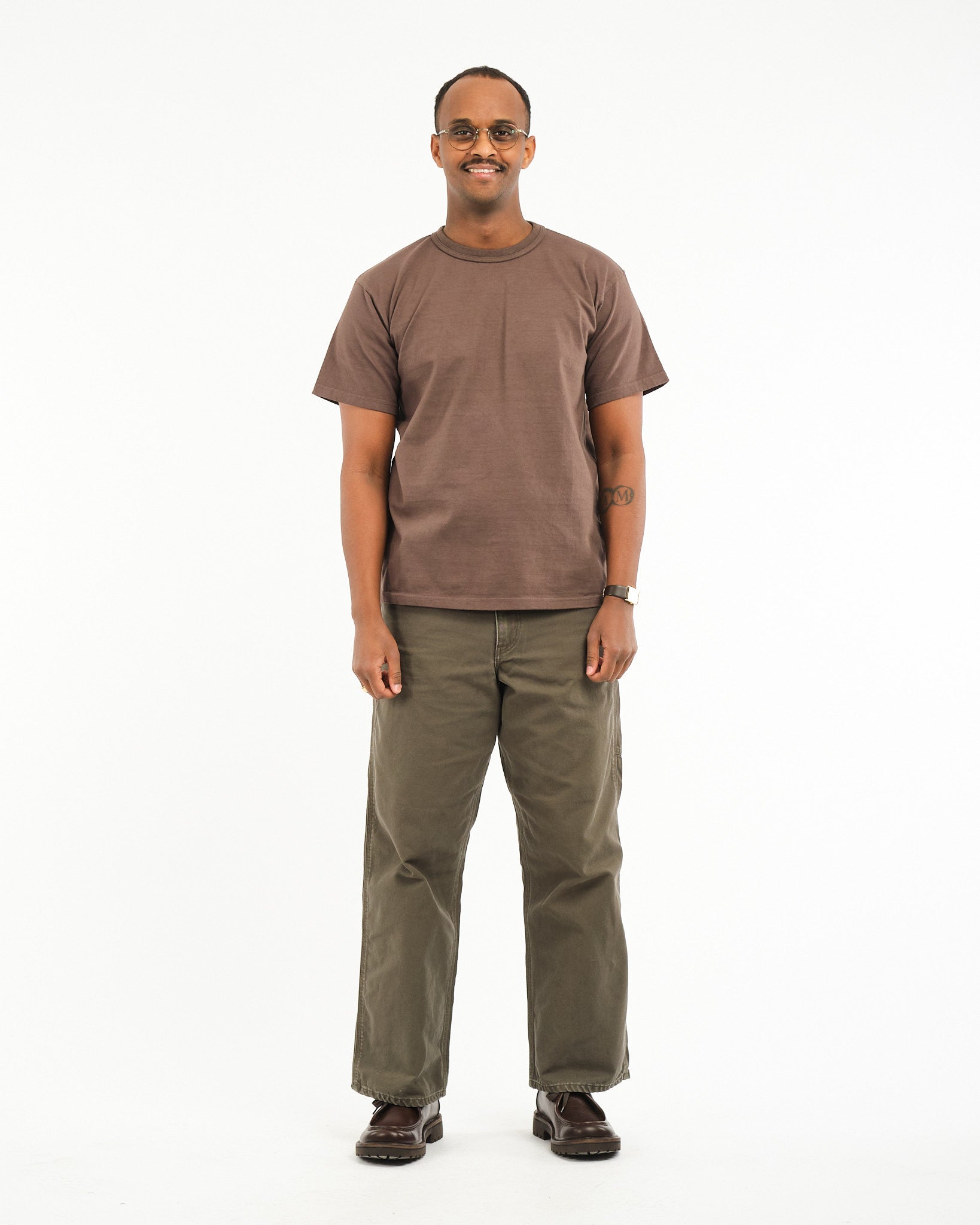 VINTAGE FIT FATIGUE PANTS DARK OLIVE - Meadow