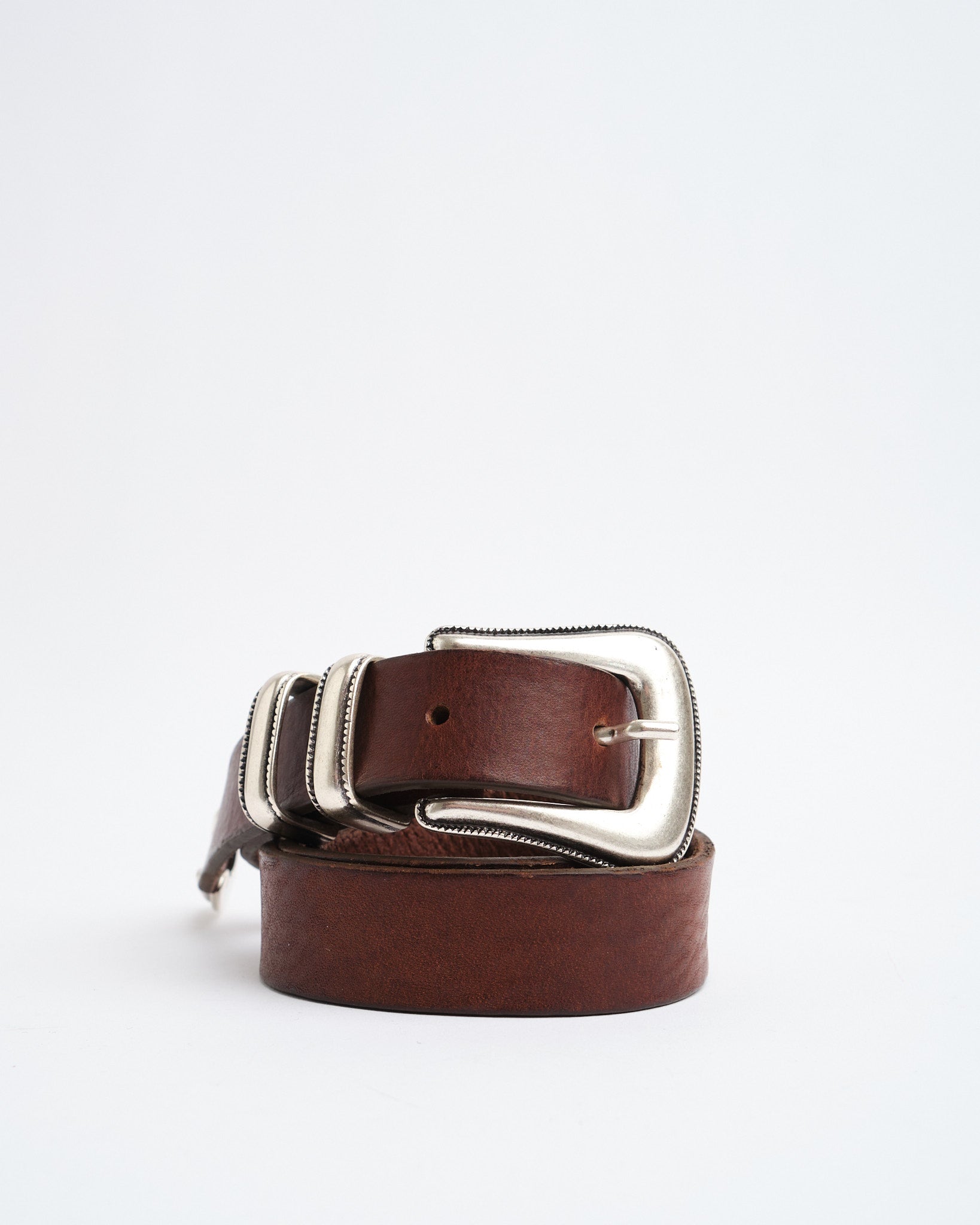 Western Silver Belt Dark Brown - Meadow