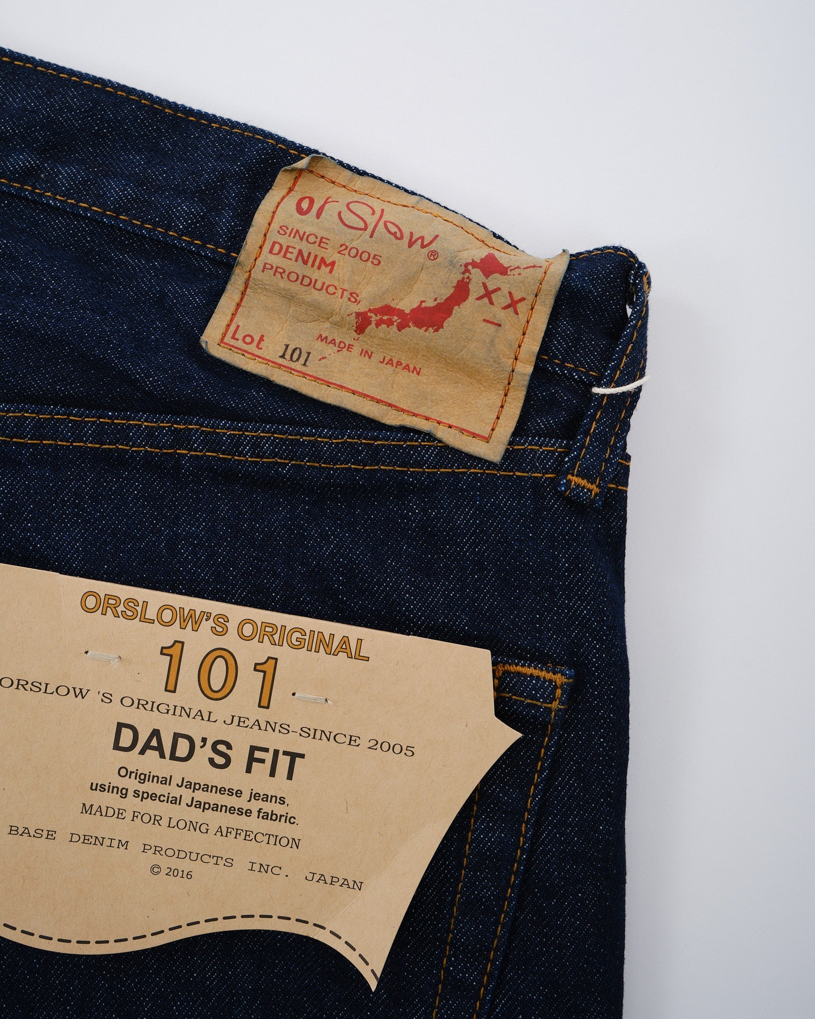 ORSLOW | 101 DAD'S FIT DENIM PANTS ONE WASH | MEADOW