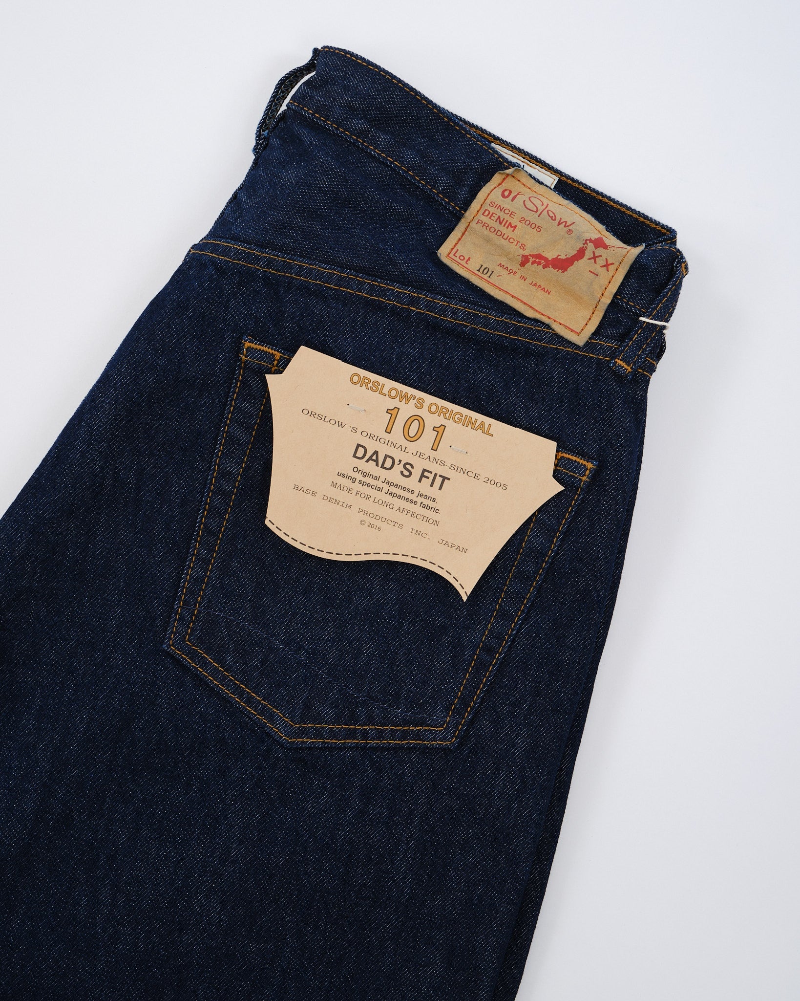 101 DAD'S FIT DENIM PANTS ONE WASH