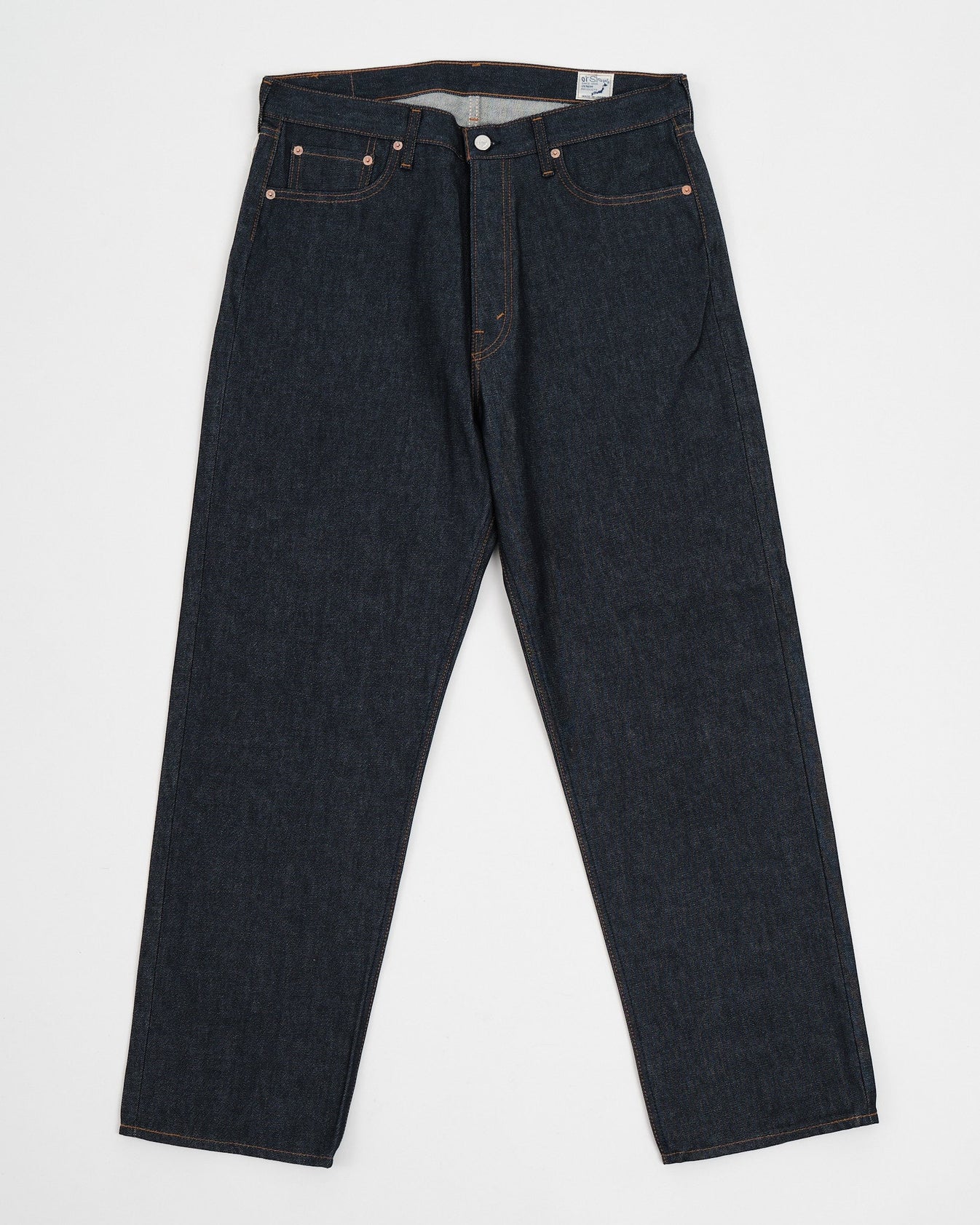 ORSLOW | 101 DAD'S FIT DENIM PANTS RIGID | MEADOW