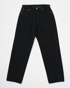 Kaptain Sunshine 5P Zipper Front Denim Pants Black One Wash