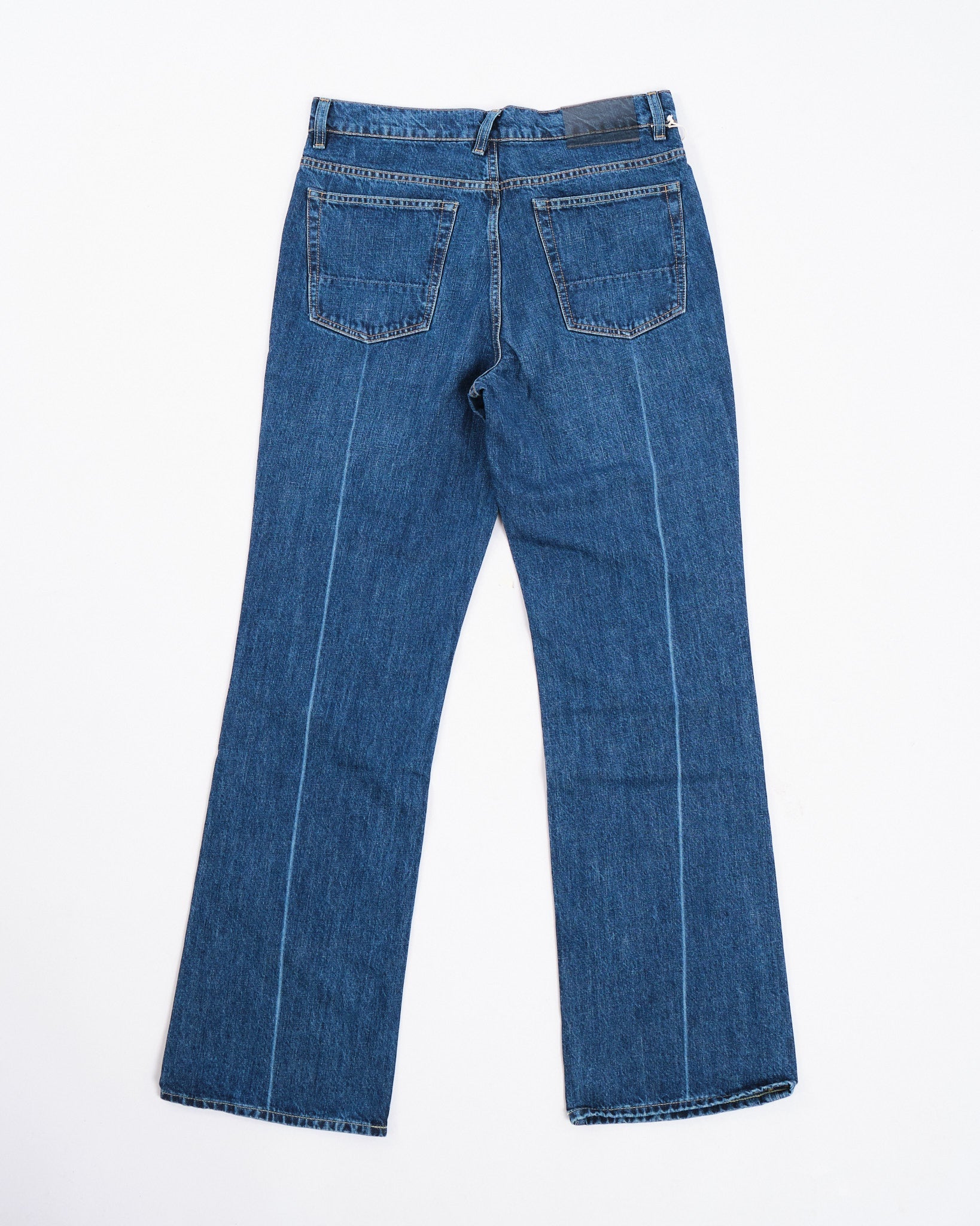 OUR LEGACY | 70s Cut Mid Blue Crease Denim | MEADOW