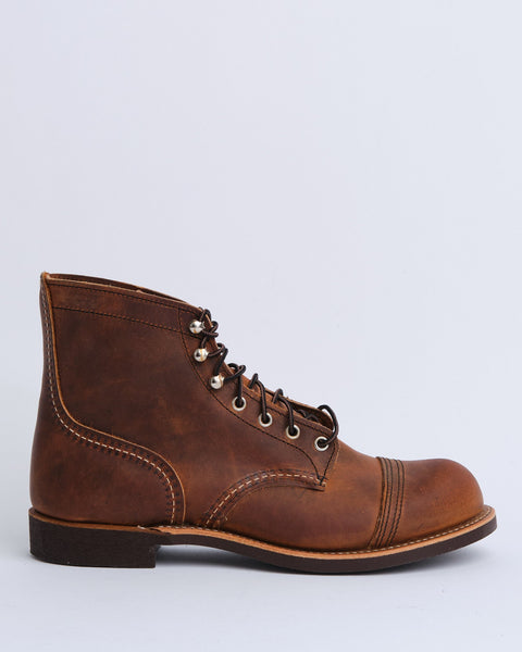 RED WING SHOES 8085 Iron Ranger in Copper Rough Tough MEADOW