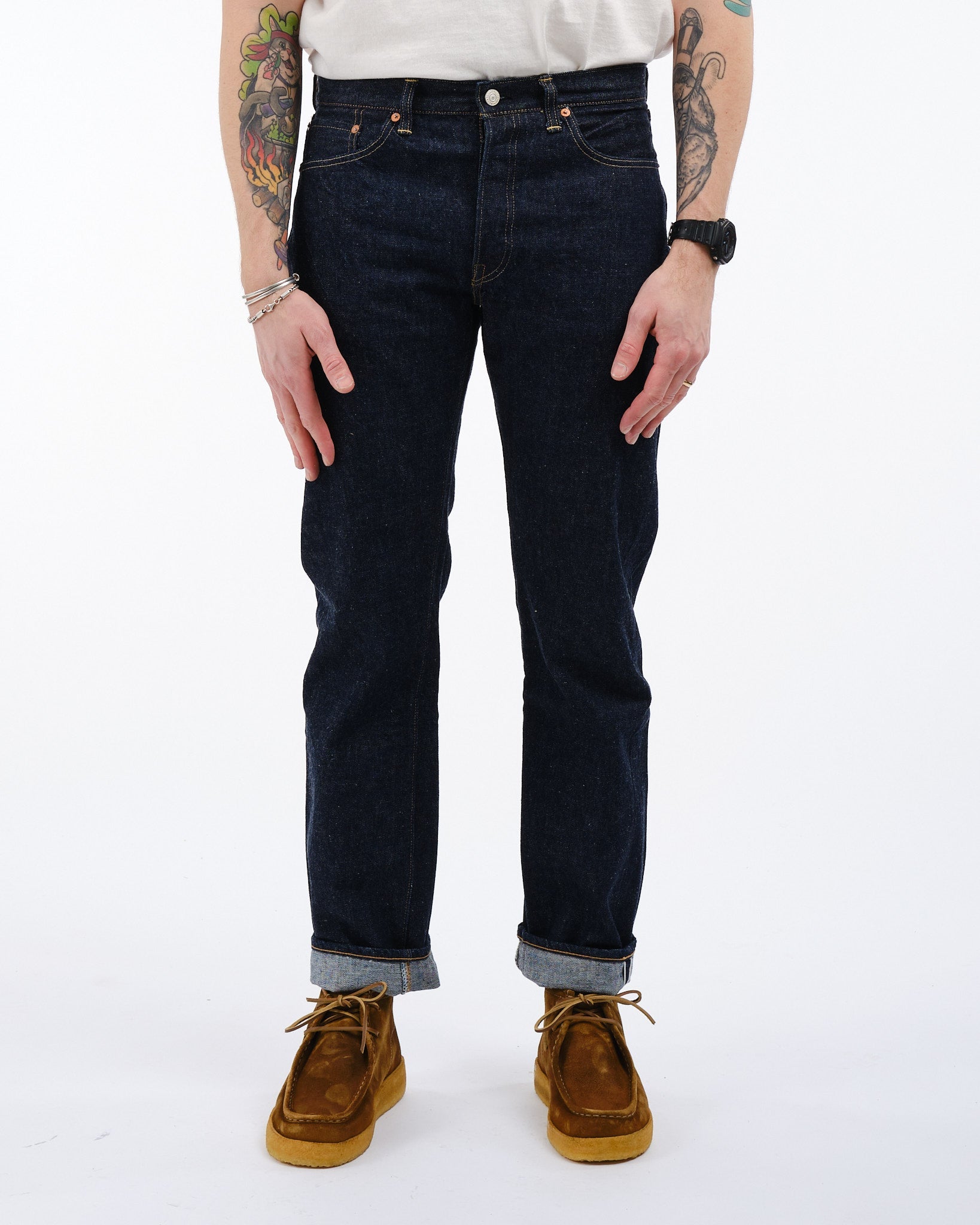 WAREHOUSE & CO | 900XX Slim Jeans One Wash | MEADOW