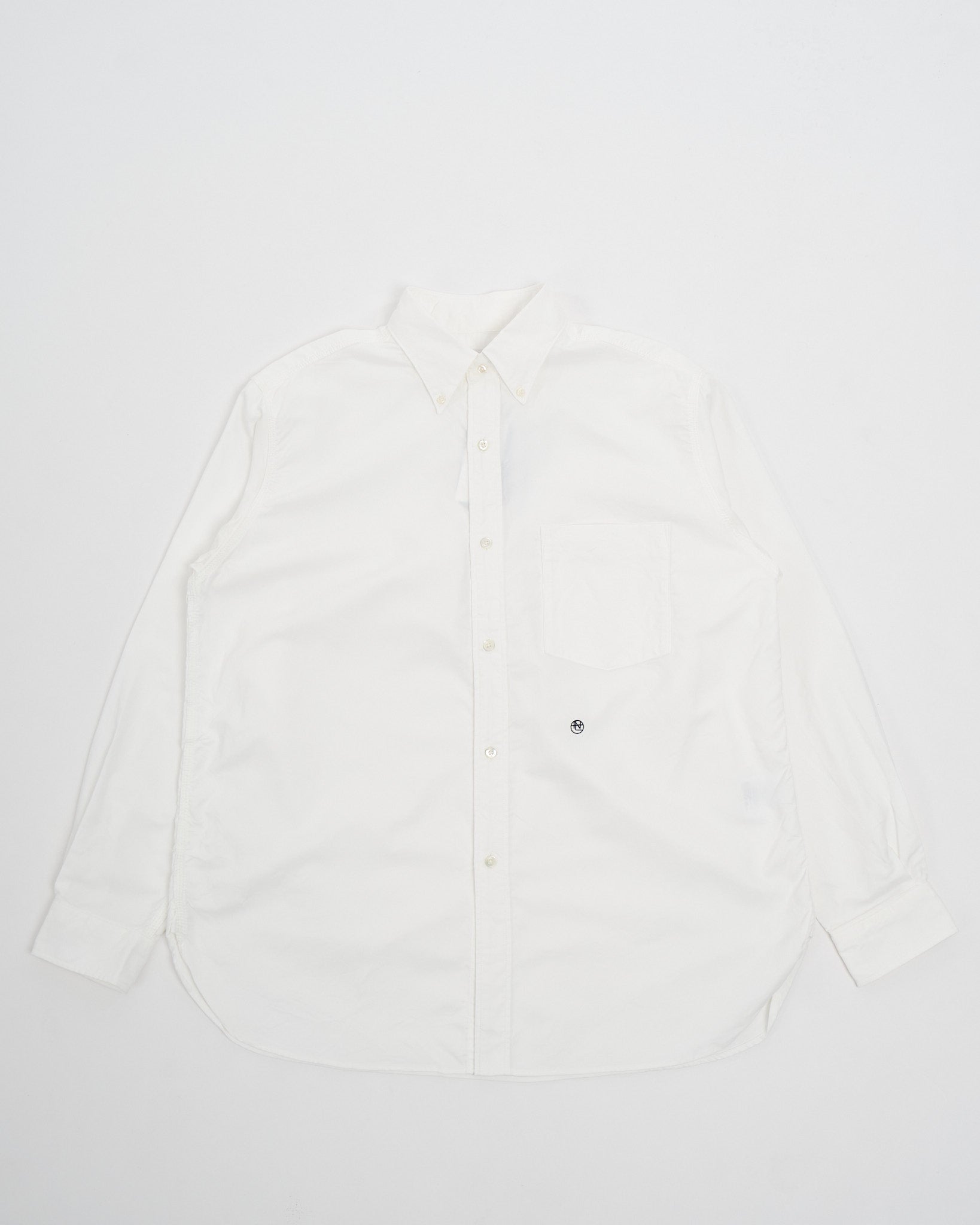 Button Down Wind Shirt White by Nanamica ▶️ Meadow Online Store