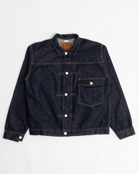 DD-2001 Type One T Back Style One Wash Denim Jacket by