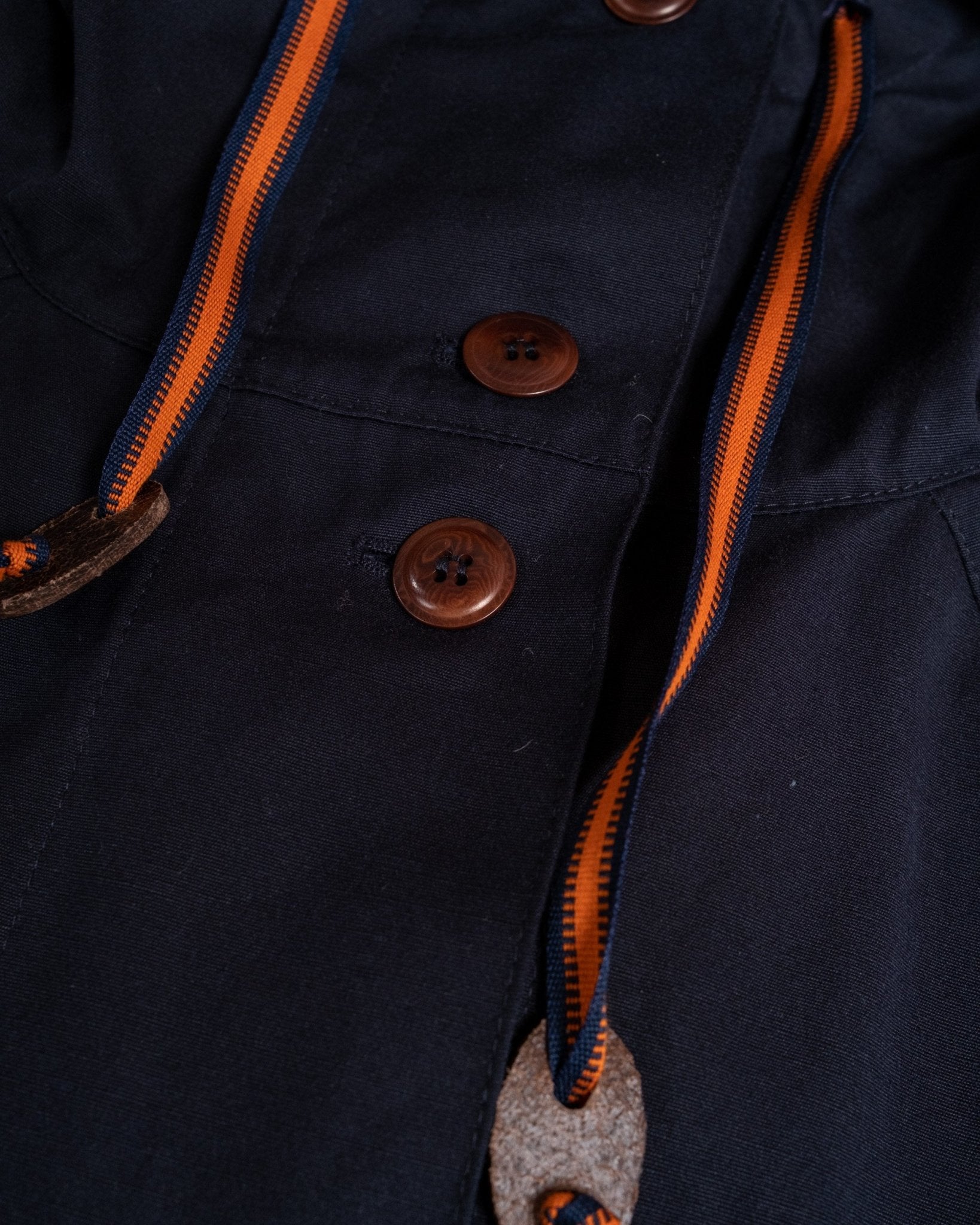 Indigofera x Second Sunrise Storm Jacket Navy/Orange - Meadow