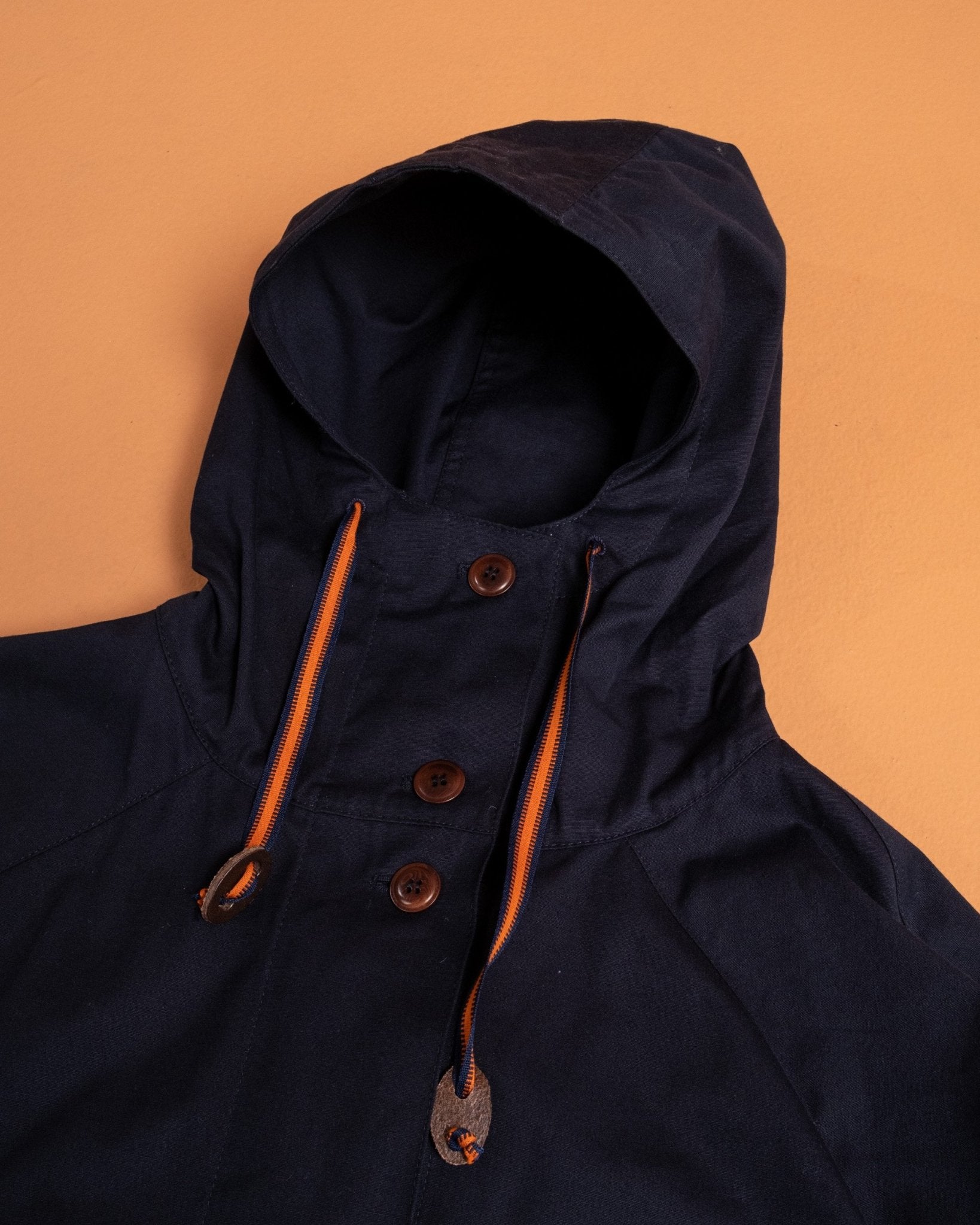 Indigofera x Second Sunrise Storm Jacket Navy/Orange - Meadow