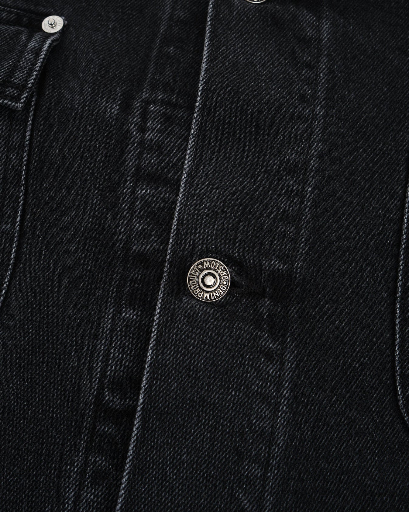 ORSLOW | LOOSE FIT COVERALL BLACK DENIM STONE | MEADOW