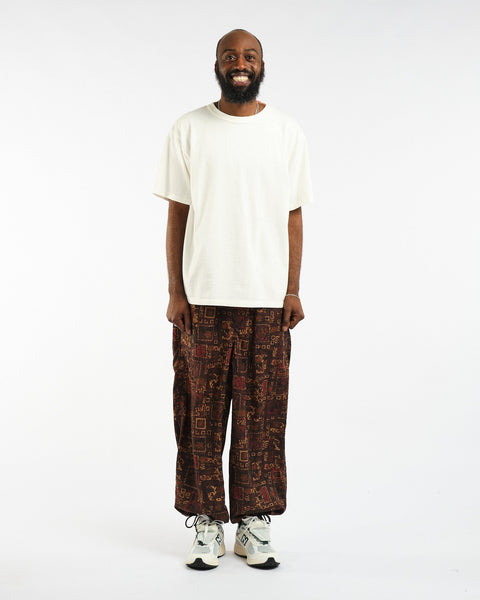 Batik Straight Fit Pants | Taman Sari Olive – Studio Gypsied
