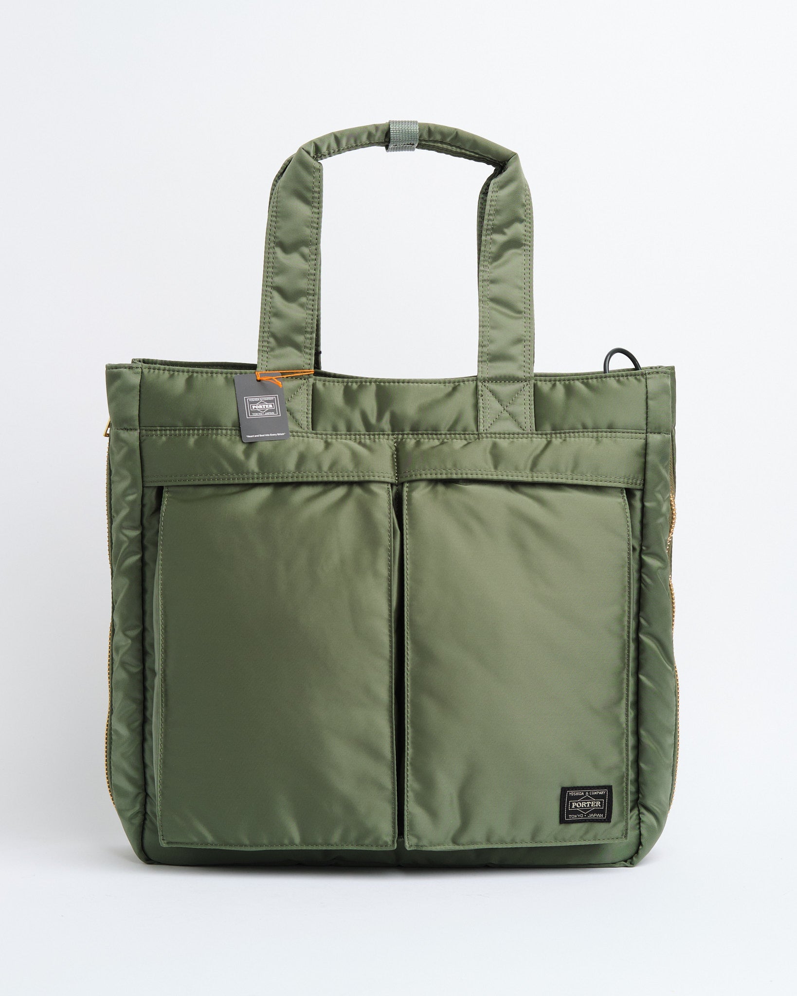 Tanker 2Way Tote Bag Sage Green by Porter by Yoshida ▶️ Meadow