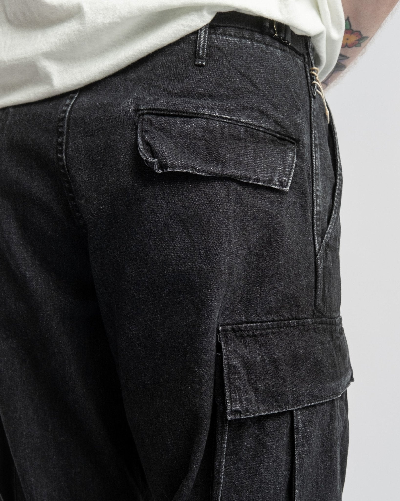 Mens Streetwear 6 Pocket Cargo Pants Black - Etsy Israel