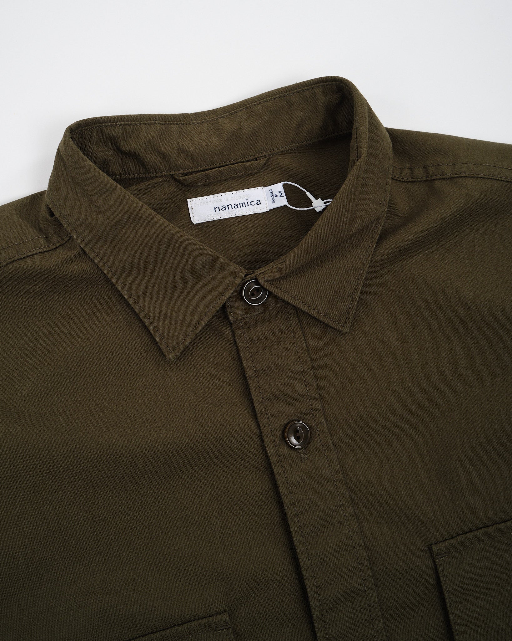 NANAMICA | Utility Light Wind Shirt Khaki | MEADOW