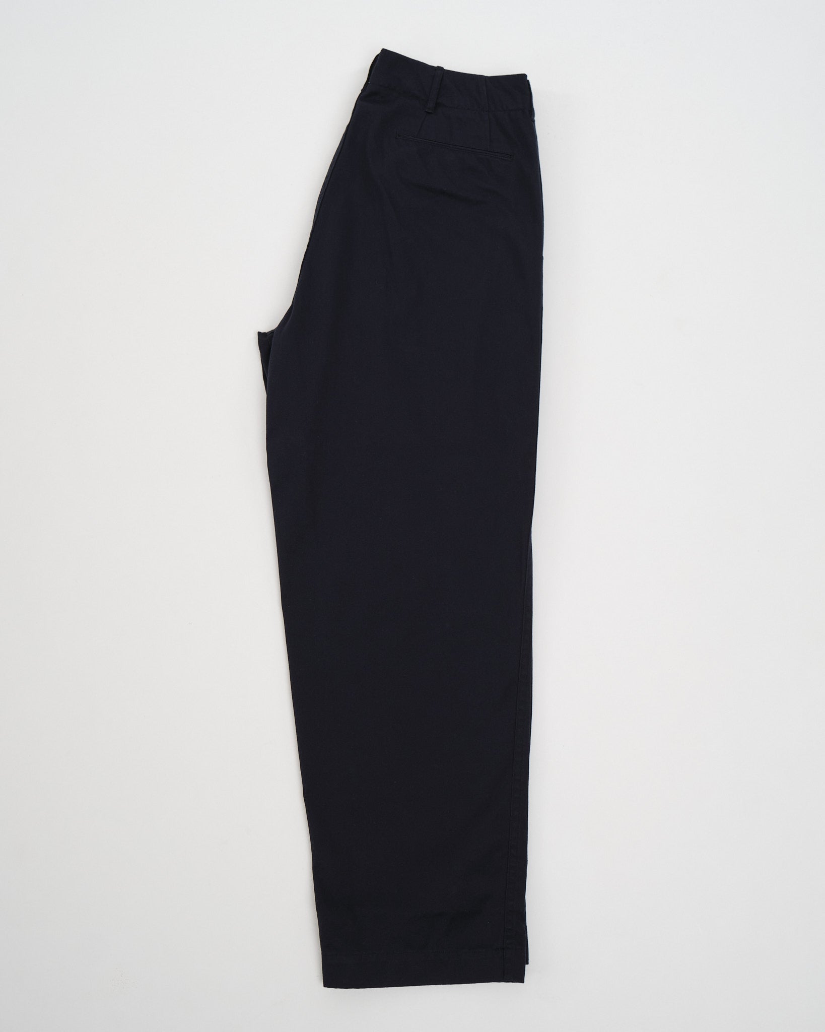 Wide Chino Pants Navy by Nanamica ▶️ Meadow Online Store
